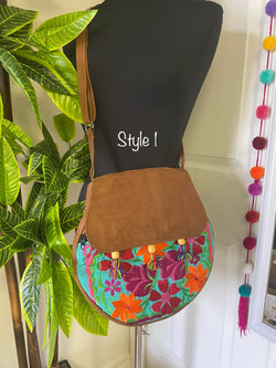 Image of Floral Pear Messenger Bag