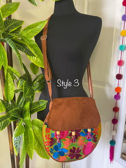 Image of Floral Pear Messenger Bag