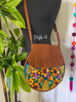 Image of Floral Pear Messenger Bag