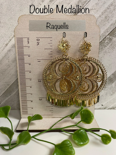 Gold Plated Filigree (Filigrana) Earrings