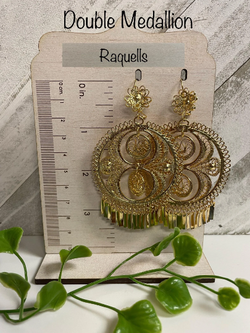 Image of Gold Plated Filigree (Filigrana) Earrings