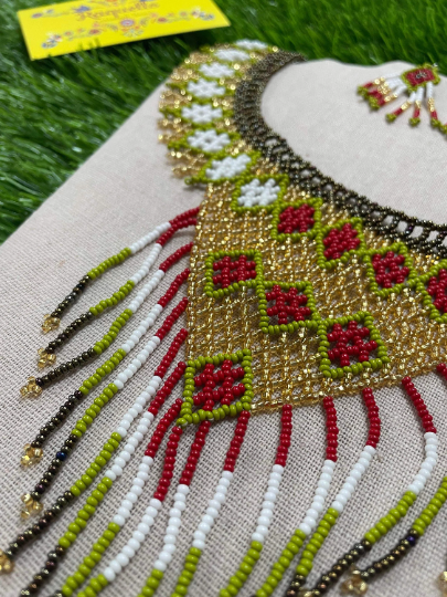 Artisanal Beaded Jewelry Set