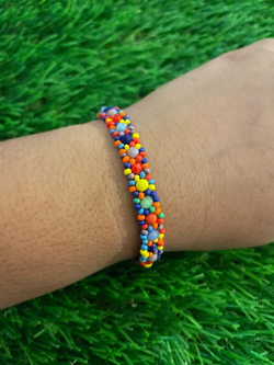 Image of Beaded Rainbow Jewelry Set