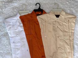 Image of Men's Authentic Guayaberas Solid Color