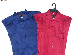 Image of Men's Authentic Guayaberas Solid Color