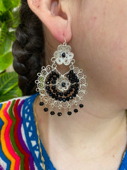 Image of Gold Plated Folkloric Earrings