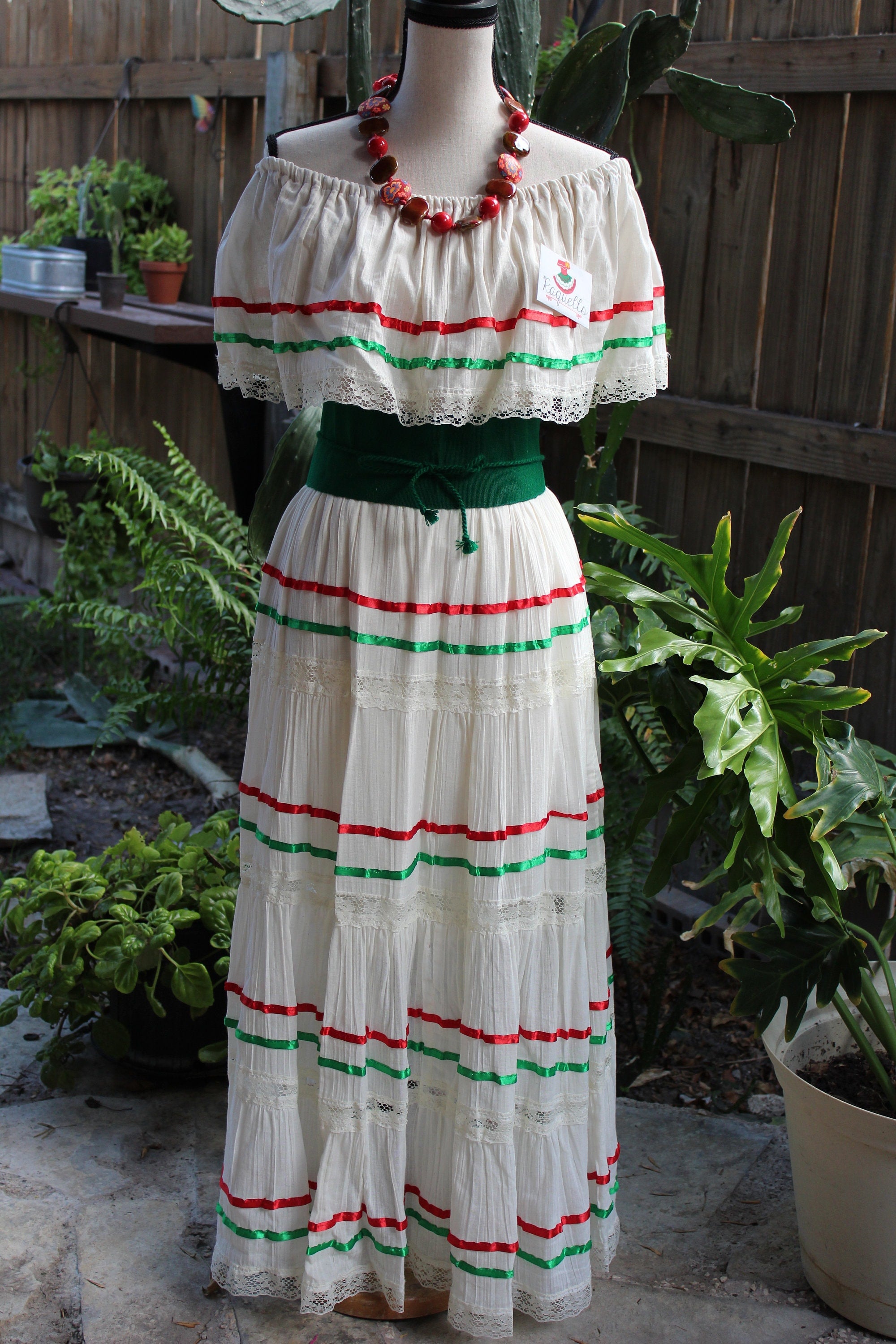 Image of Gauze Fiesta Outfit - Handmade Blouse and Skirt