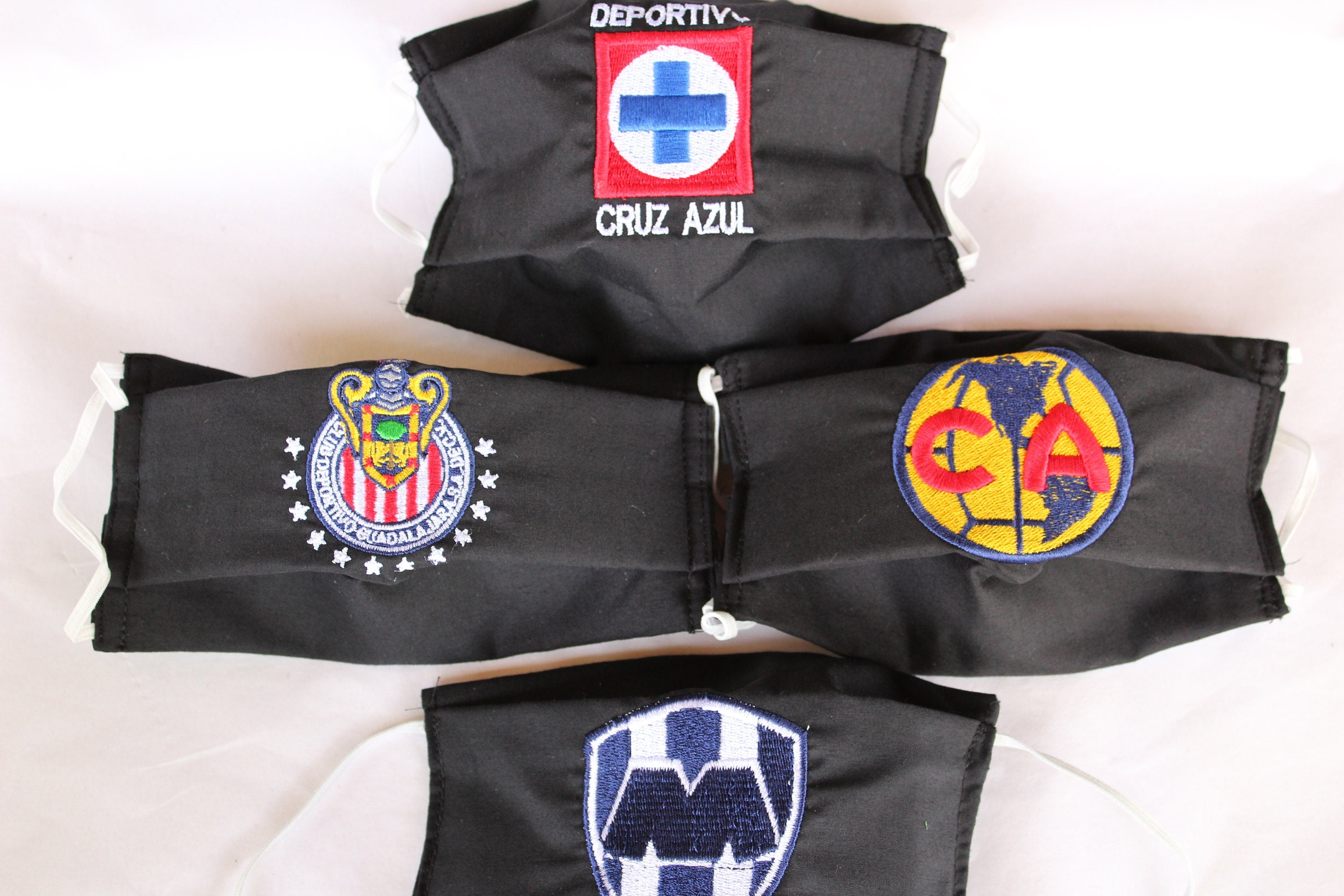 Embroidered Mexican Soccer Teams Face Mask