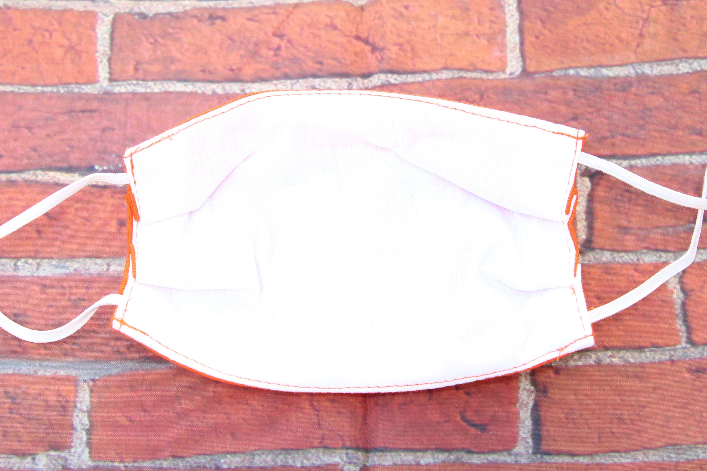 Unisex Face Mask - Embroidered Aztec image with filter sewed-in