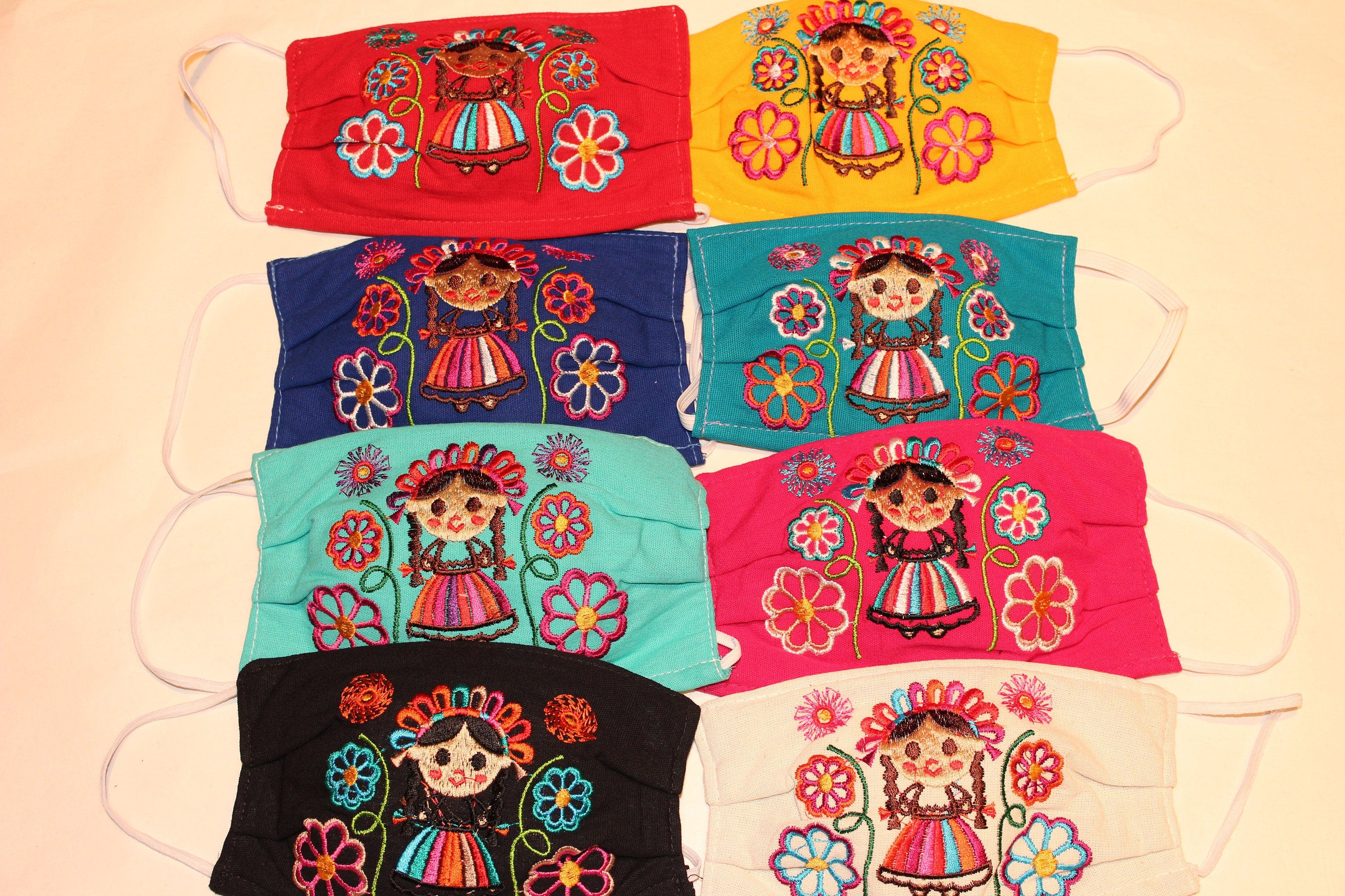 Image of MARIA Embroidered Face Masks