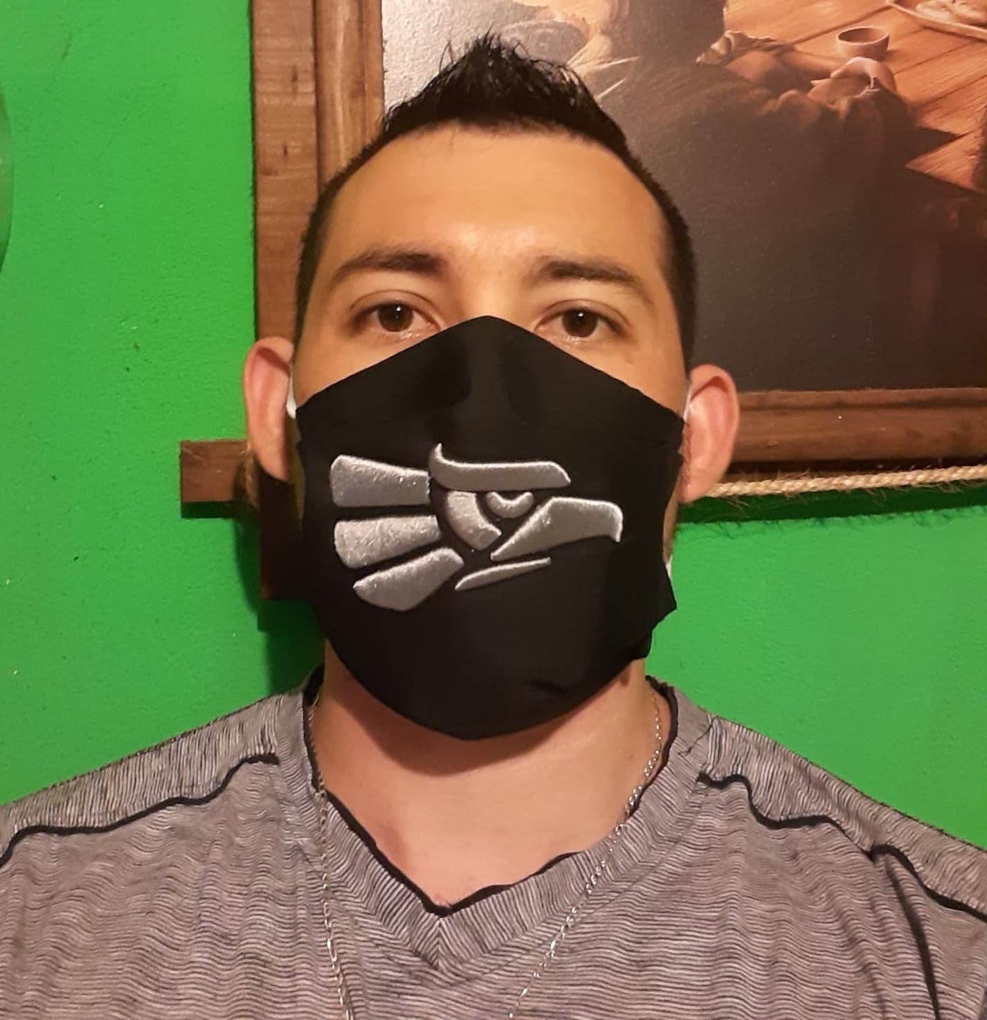 Embroidered - Unisex, Washable Face Mask