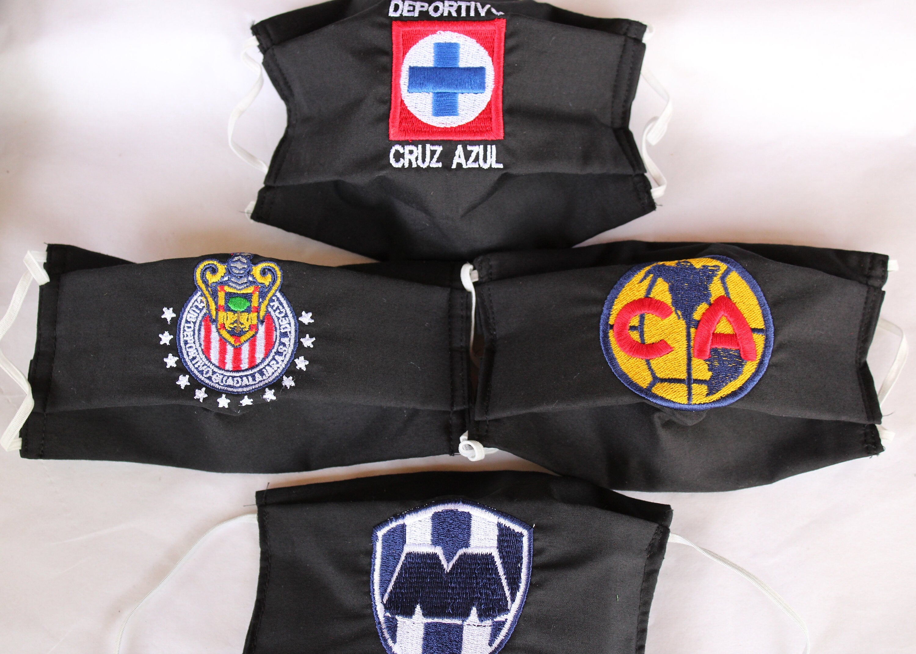 Embroidered Mexican Soccer Teams Face Mask