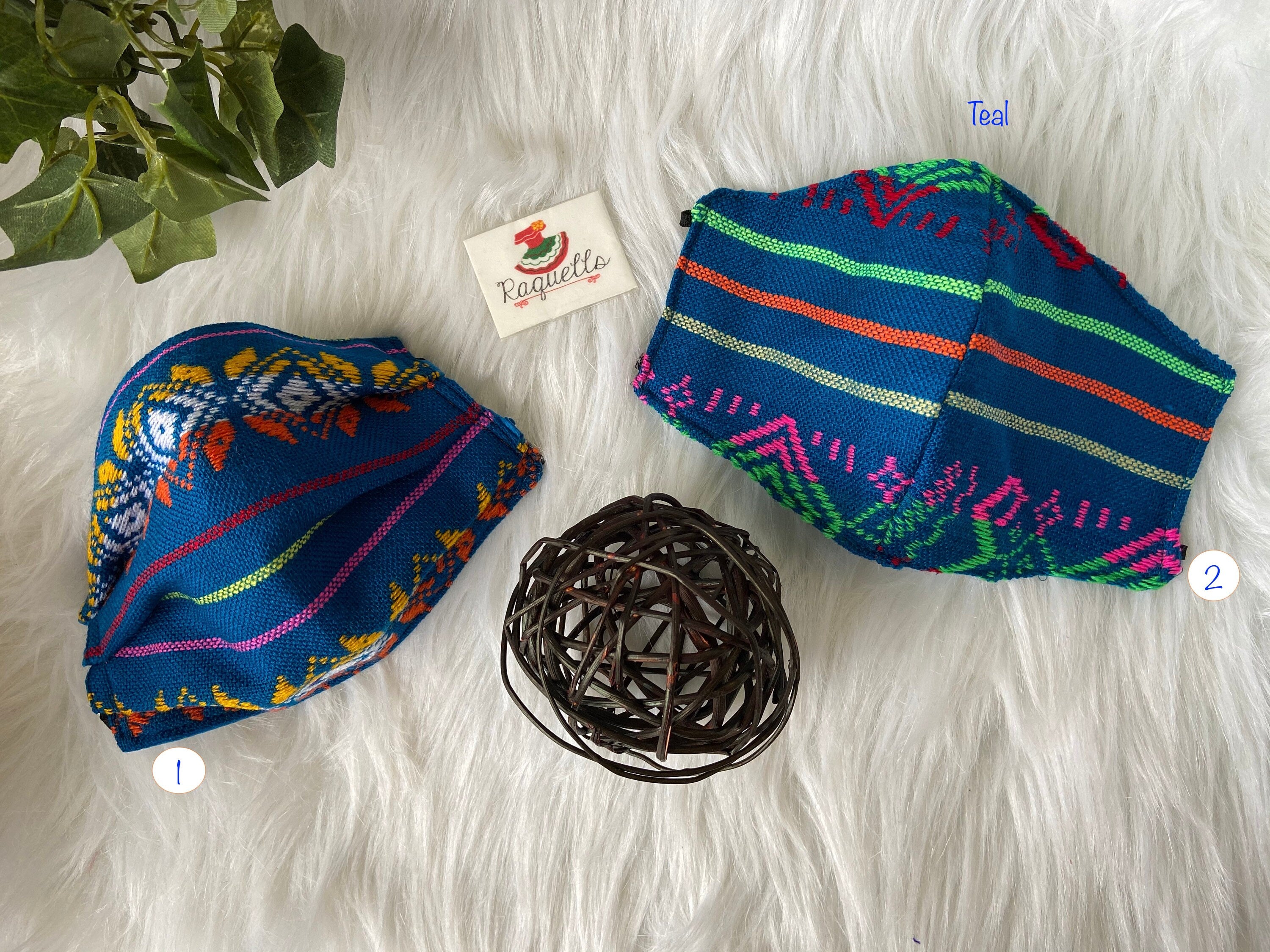 Image of Sarape Hand Crafted Face Mask - Unisex, Washable & Reversible