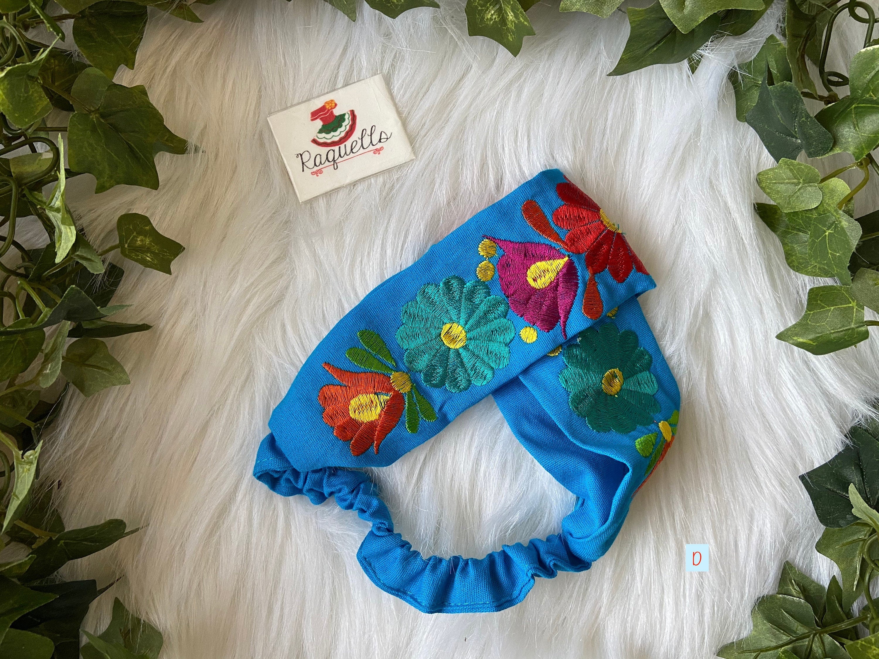 Precious Embroidered Flower Headband