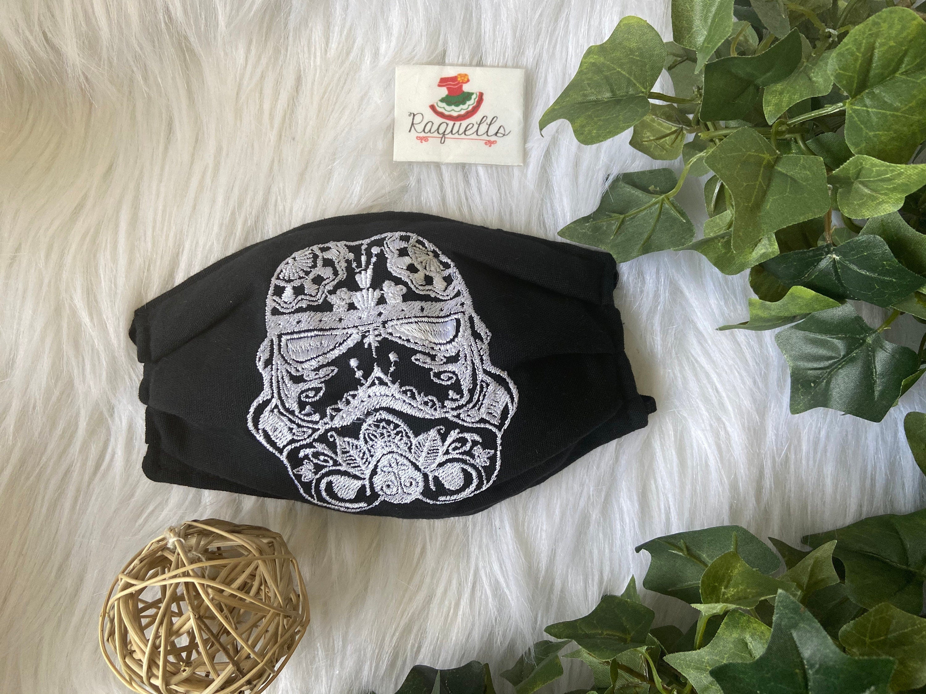 Image of GALAXI - Embroidered Face Mask with Sew-in Filter