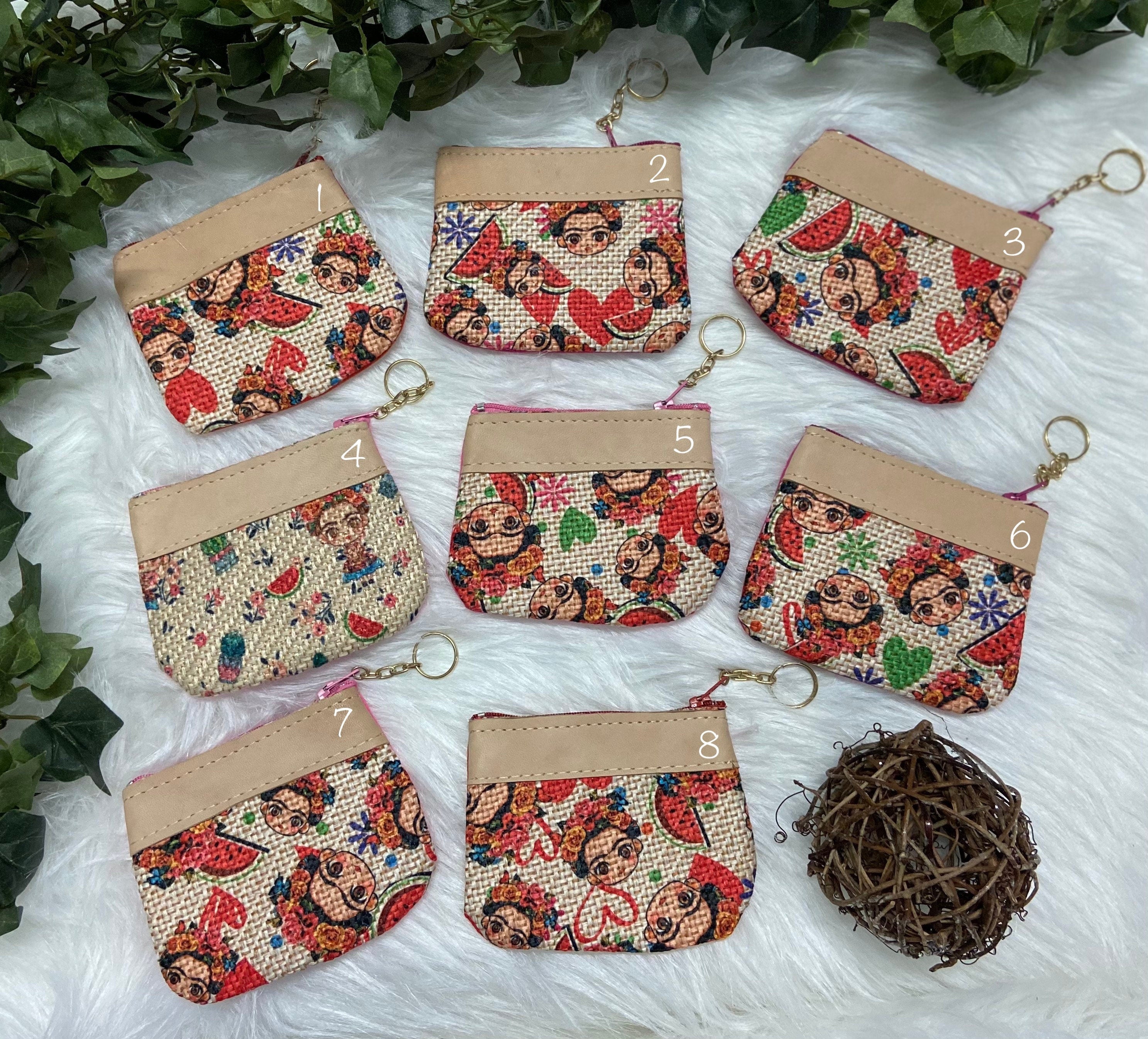 Image of Frida Vinyl Decorated Coin Purse