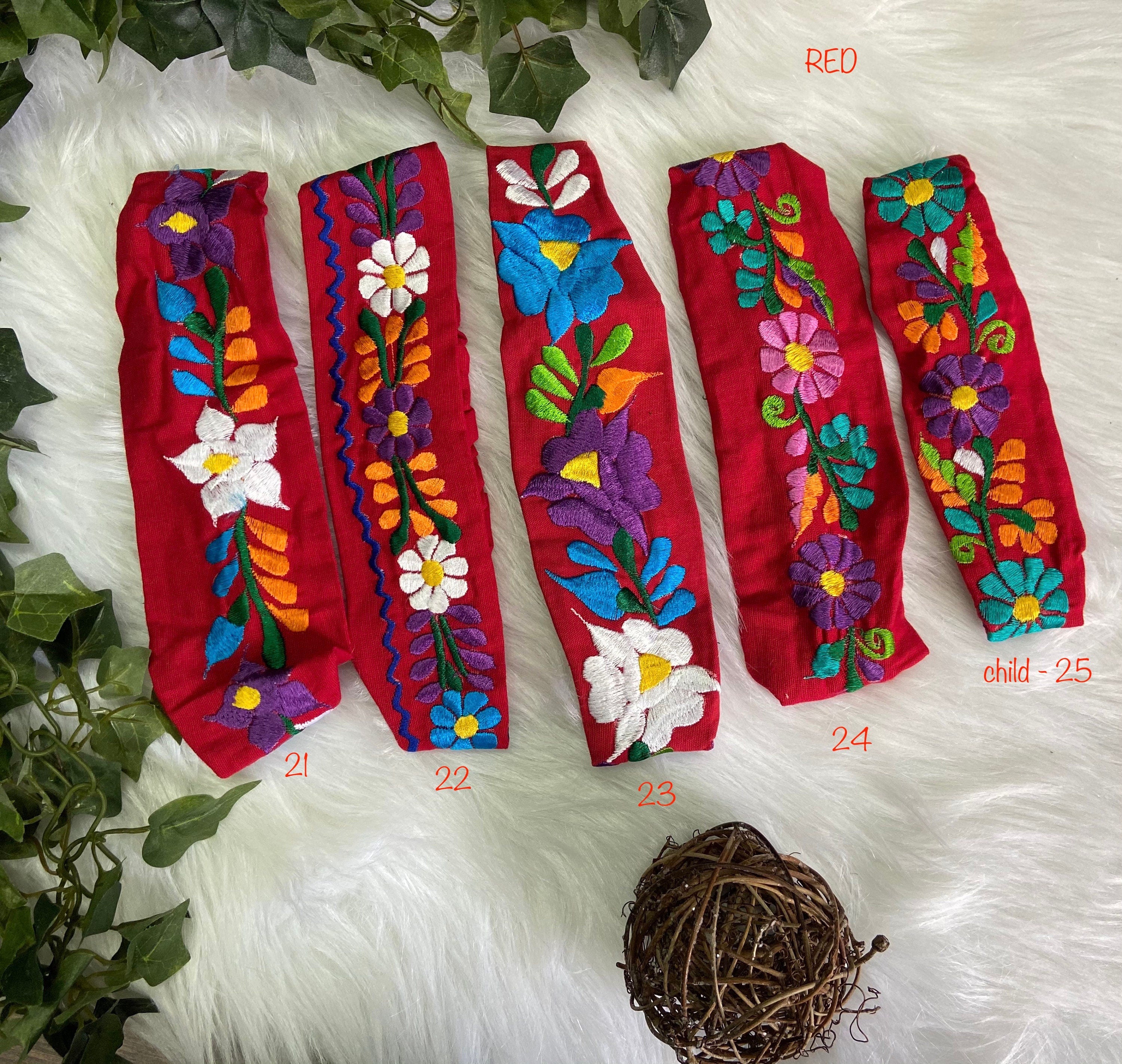 Image of Precious Embroidered Flower Headband