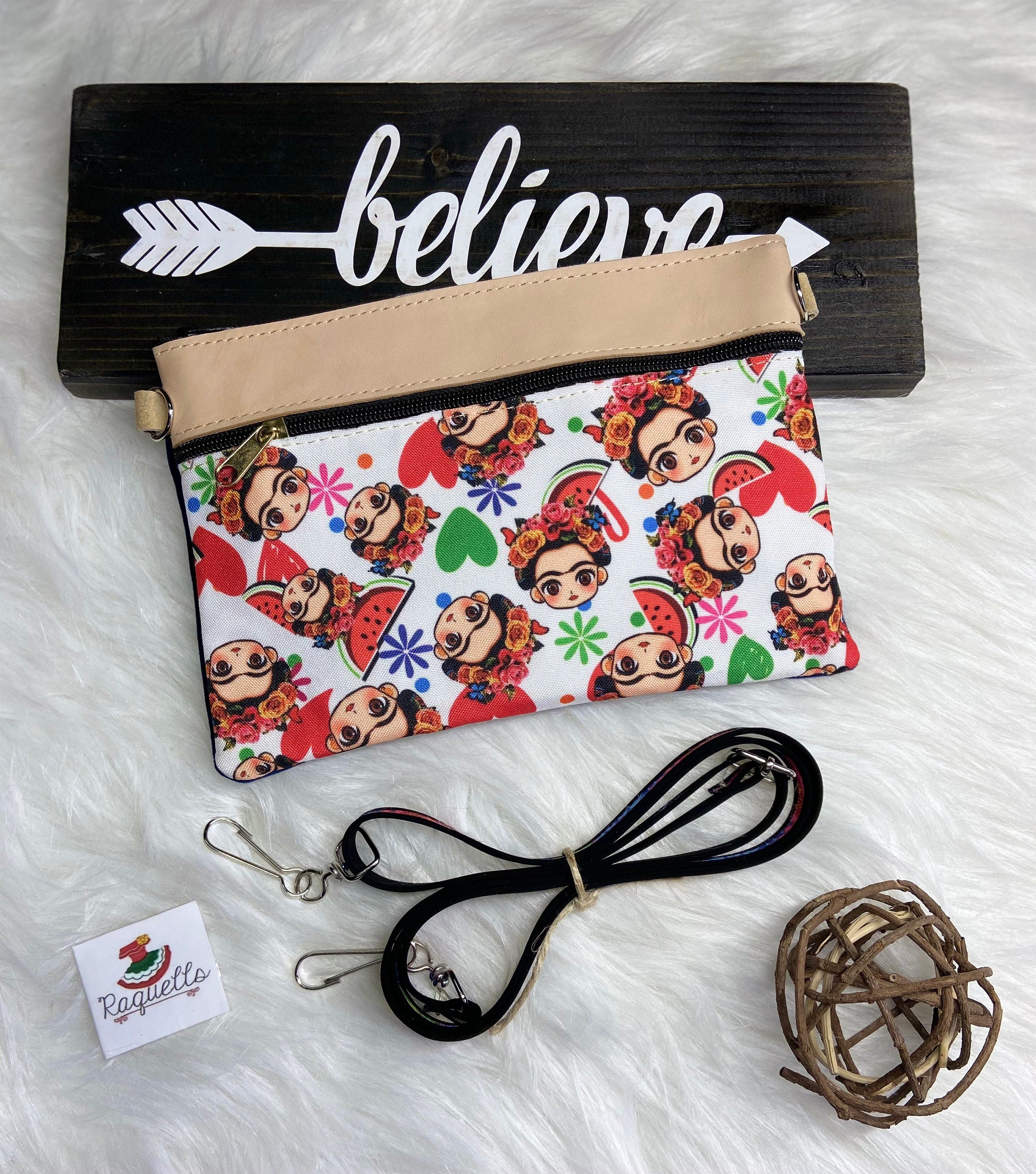 Frida Vinyl Decorated Bag