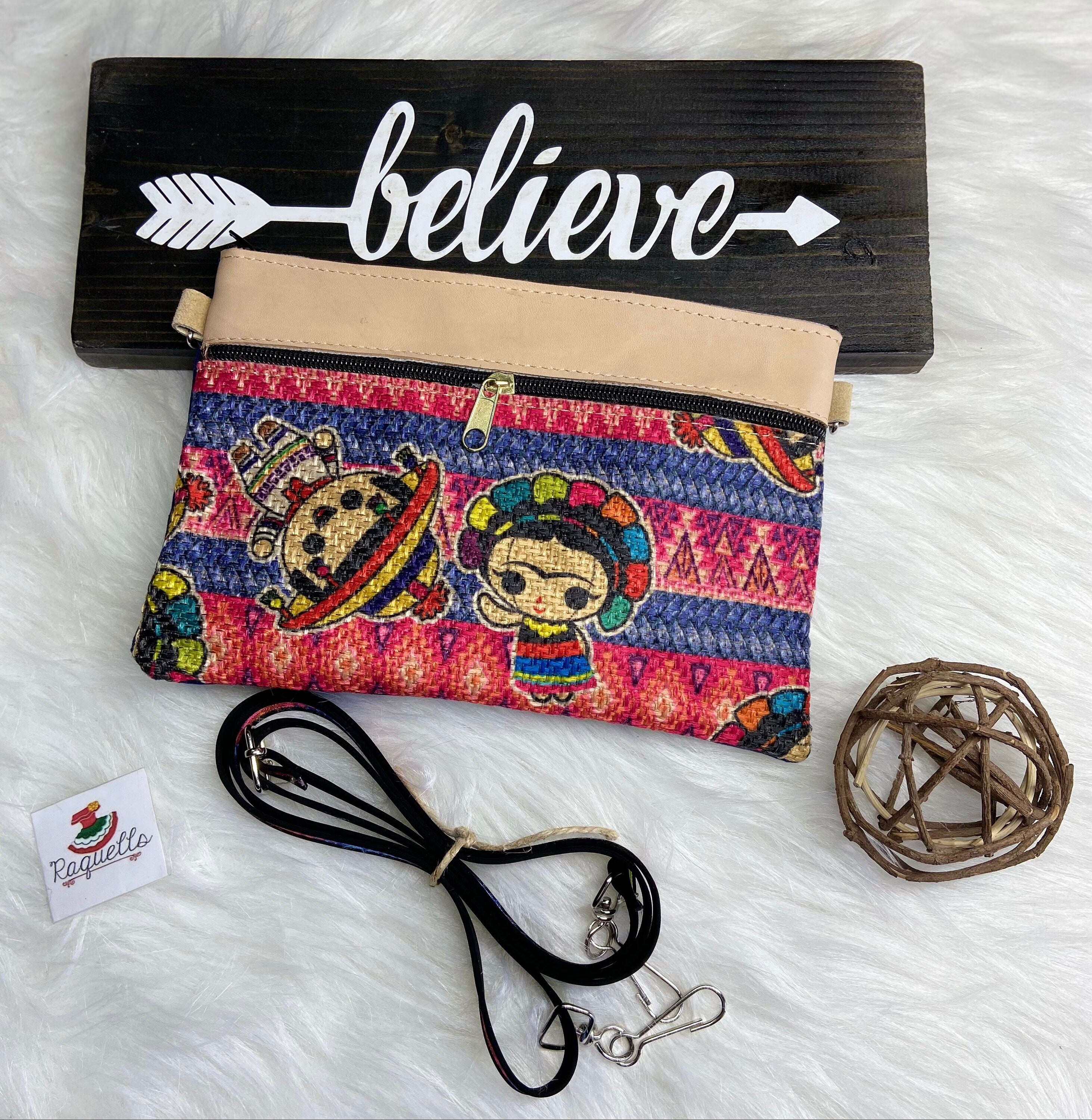 Frida Vinyl Decorated Bag