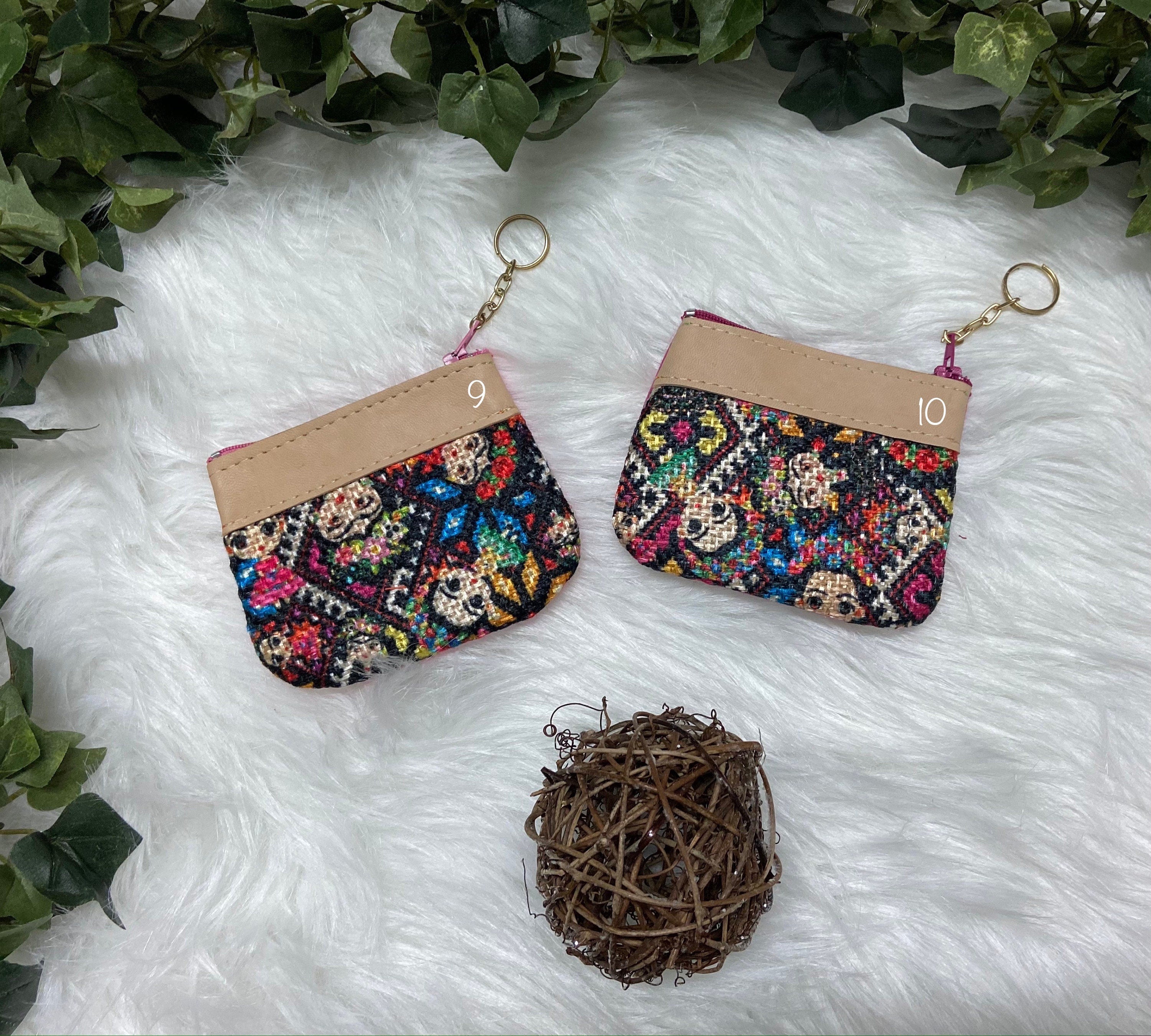 Image of Frida Vinyl Decorated Coin Purse