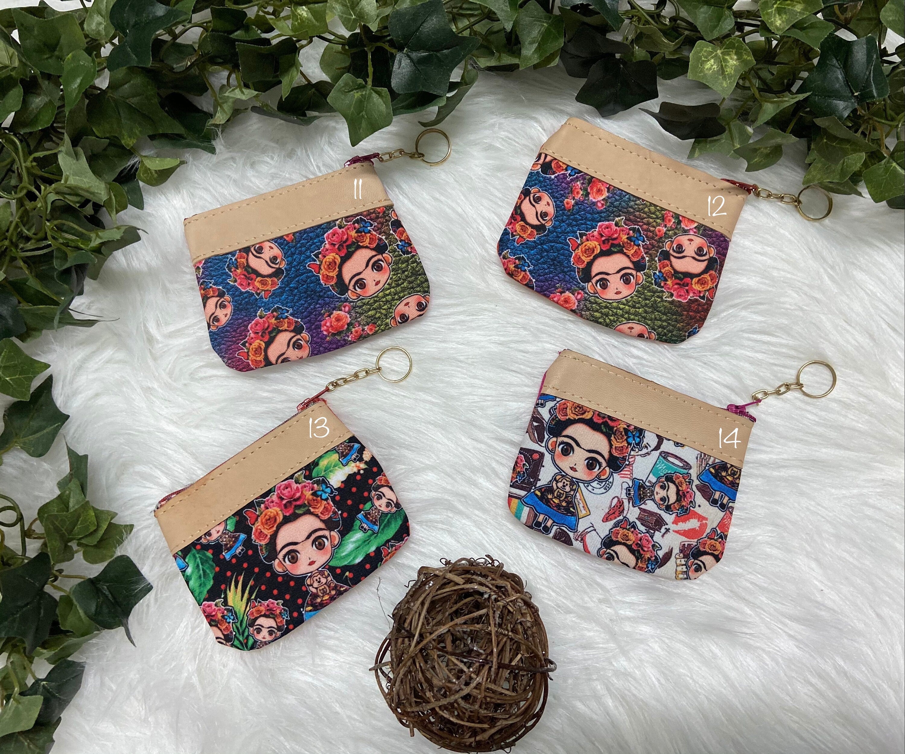 Image of Frida Vinyl Decorated Coin Purse