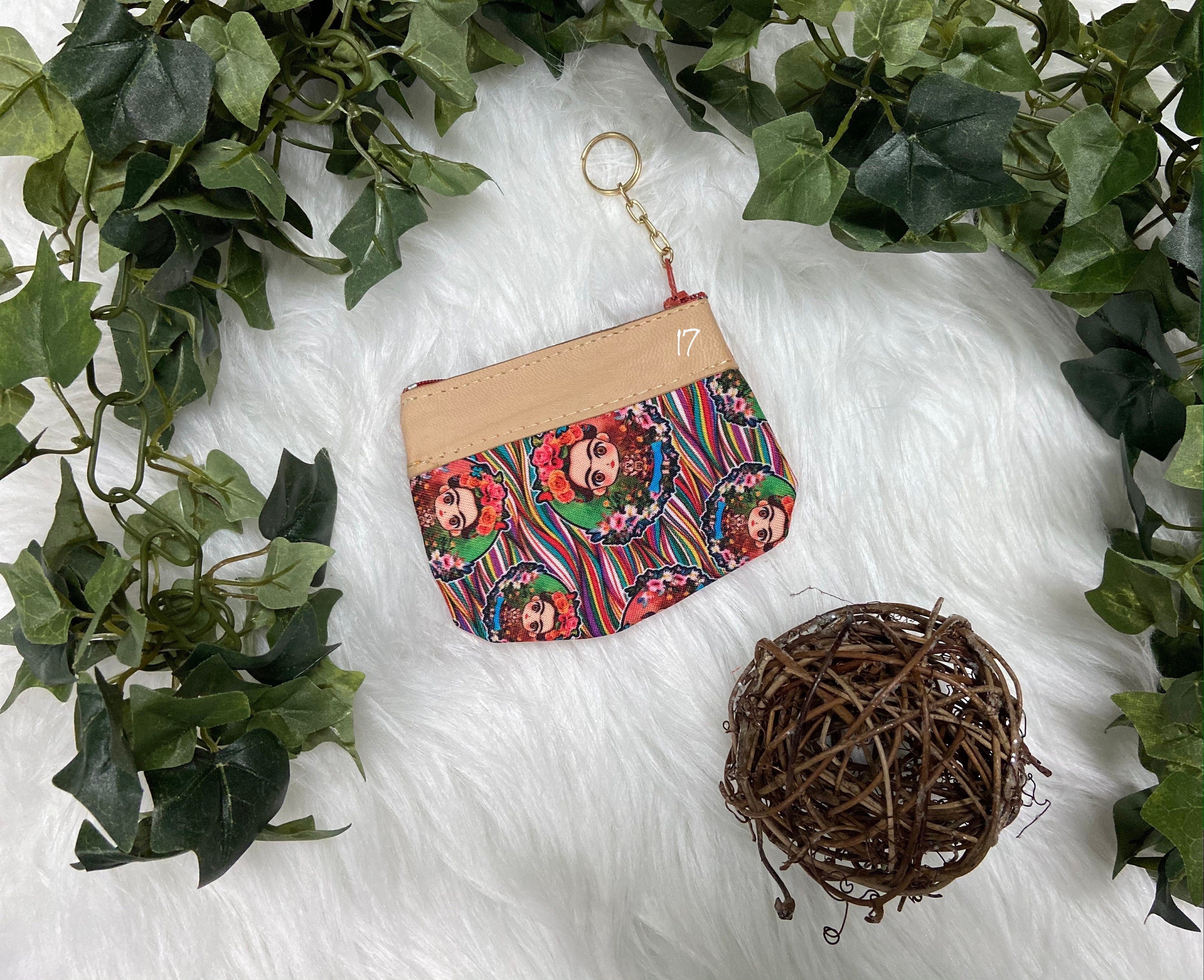 Image of Frida Vinyl Decorated Coin Purse