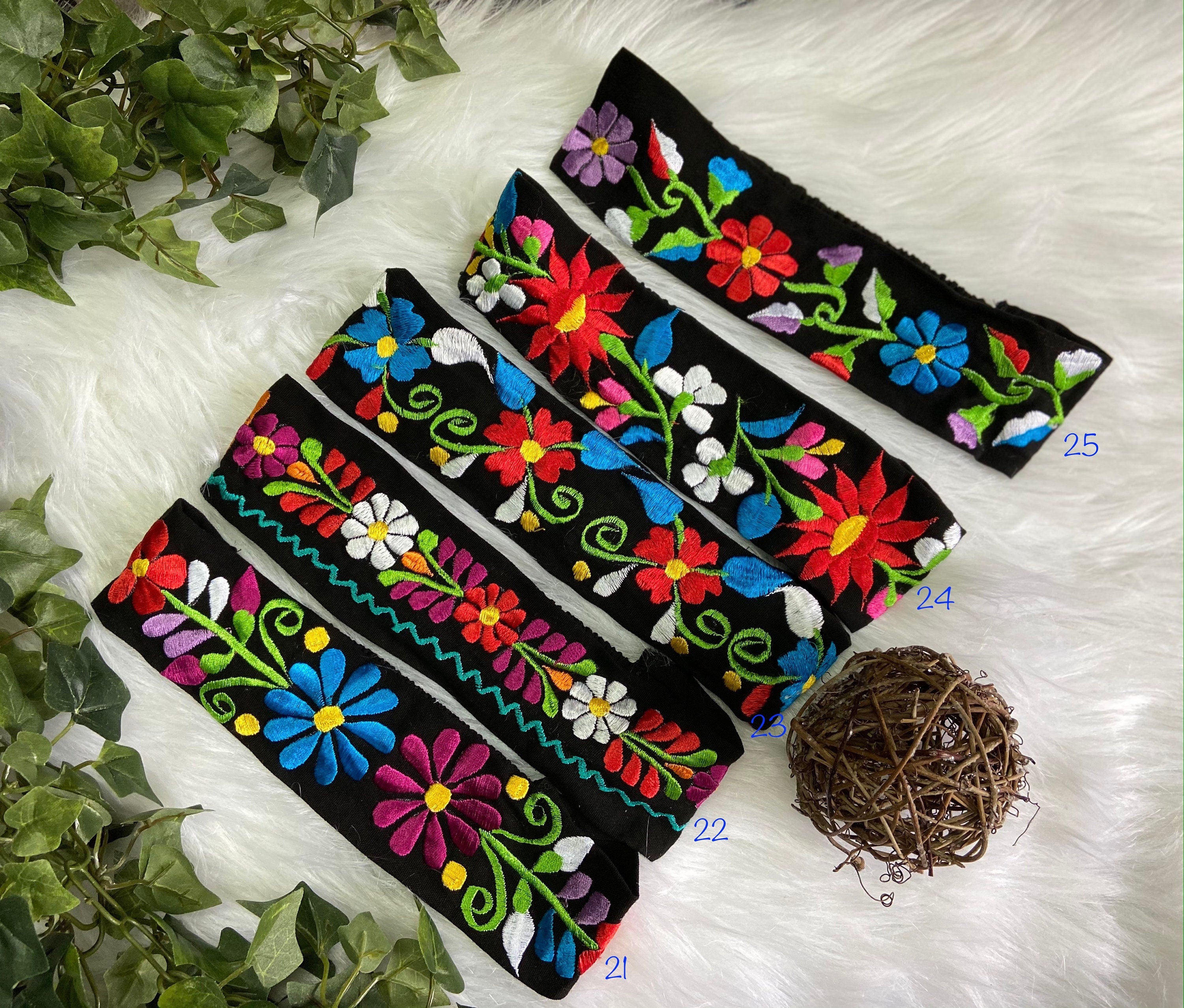 Precious Embroidered Flower Headband