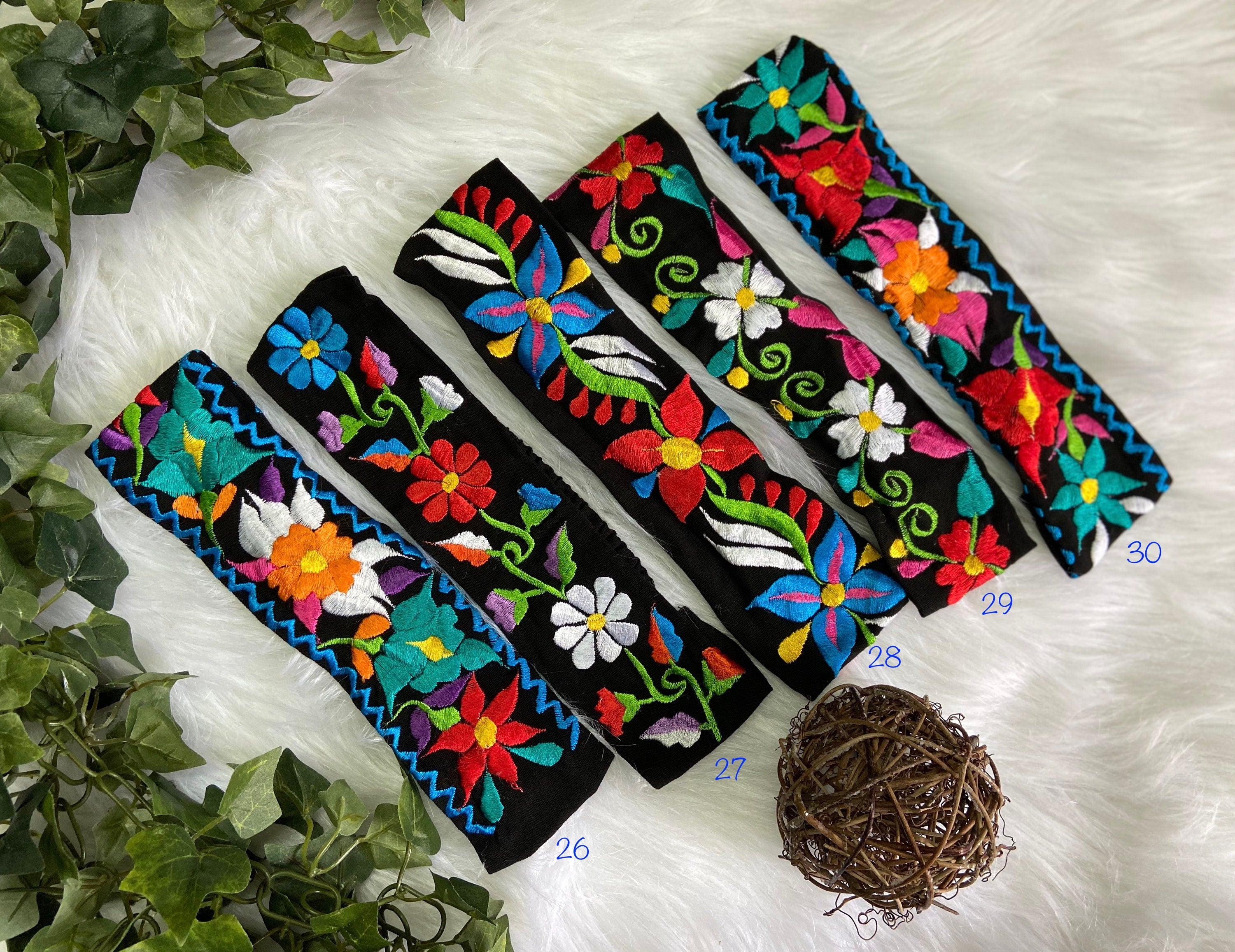 Image of Precious Embroidered Flower Headband