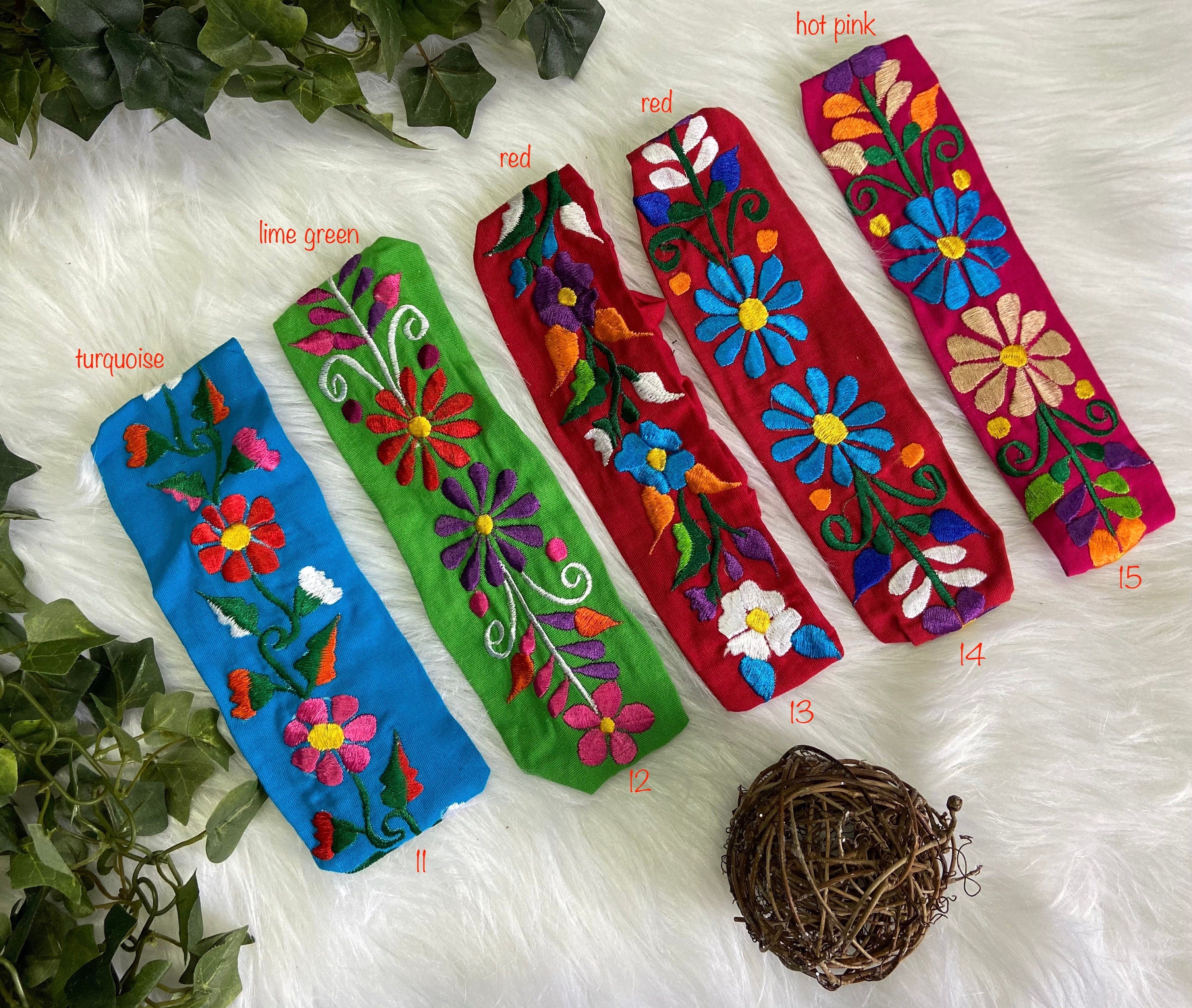 Image of Precious Embroidered Flower Headband