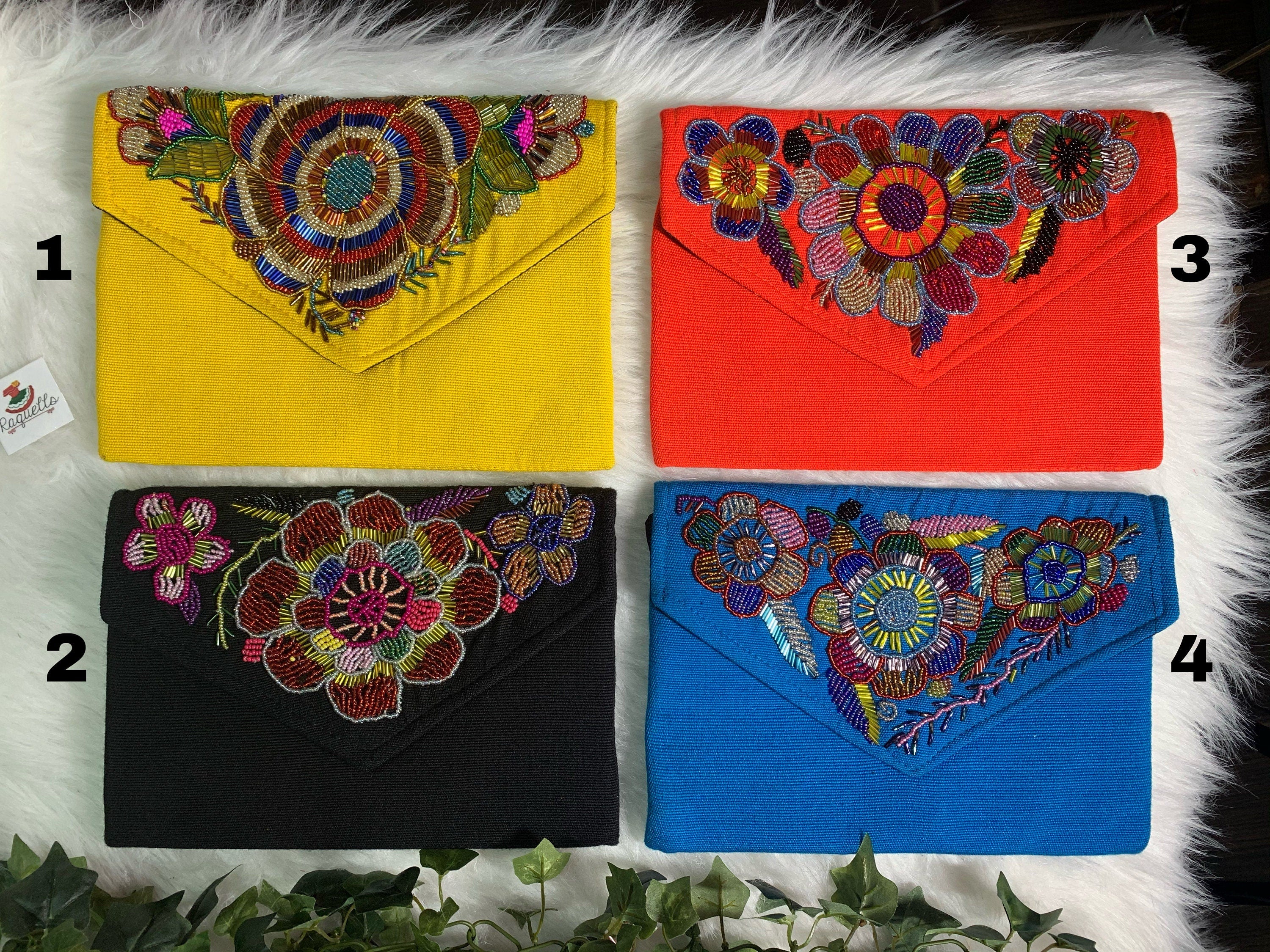 Image of Mexican Chaquira Crossbody - Mexican Artisanal Bag