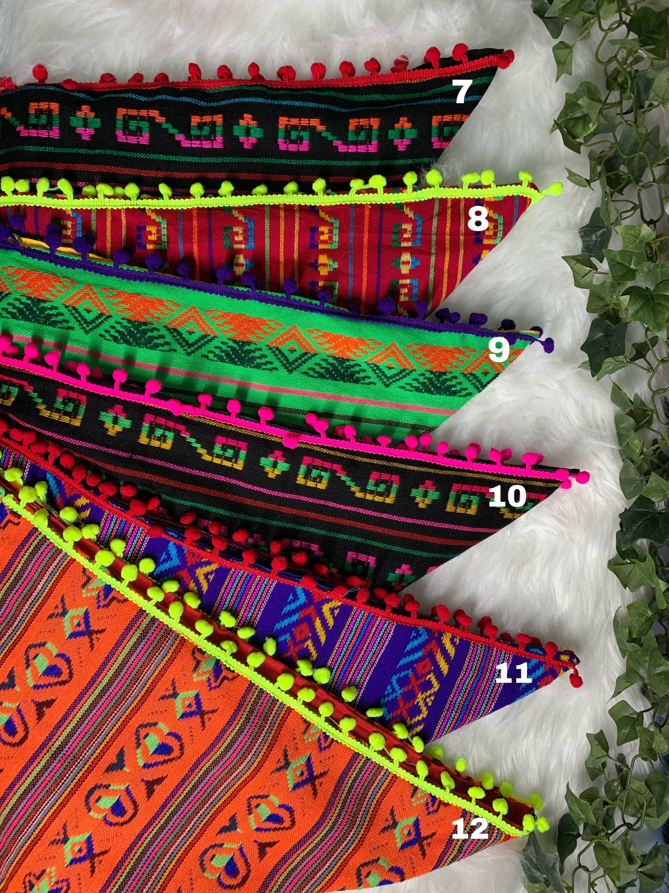 Image of Aztec Design Scarfs made with beautiful Sarape fabric - Meaningful Scarfs