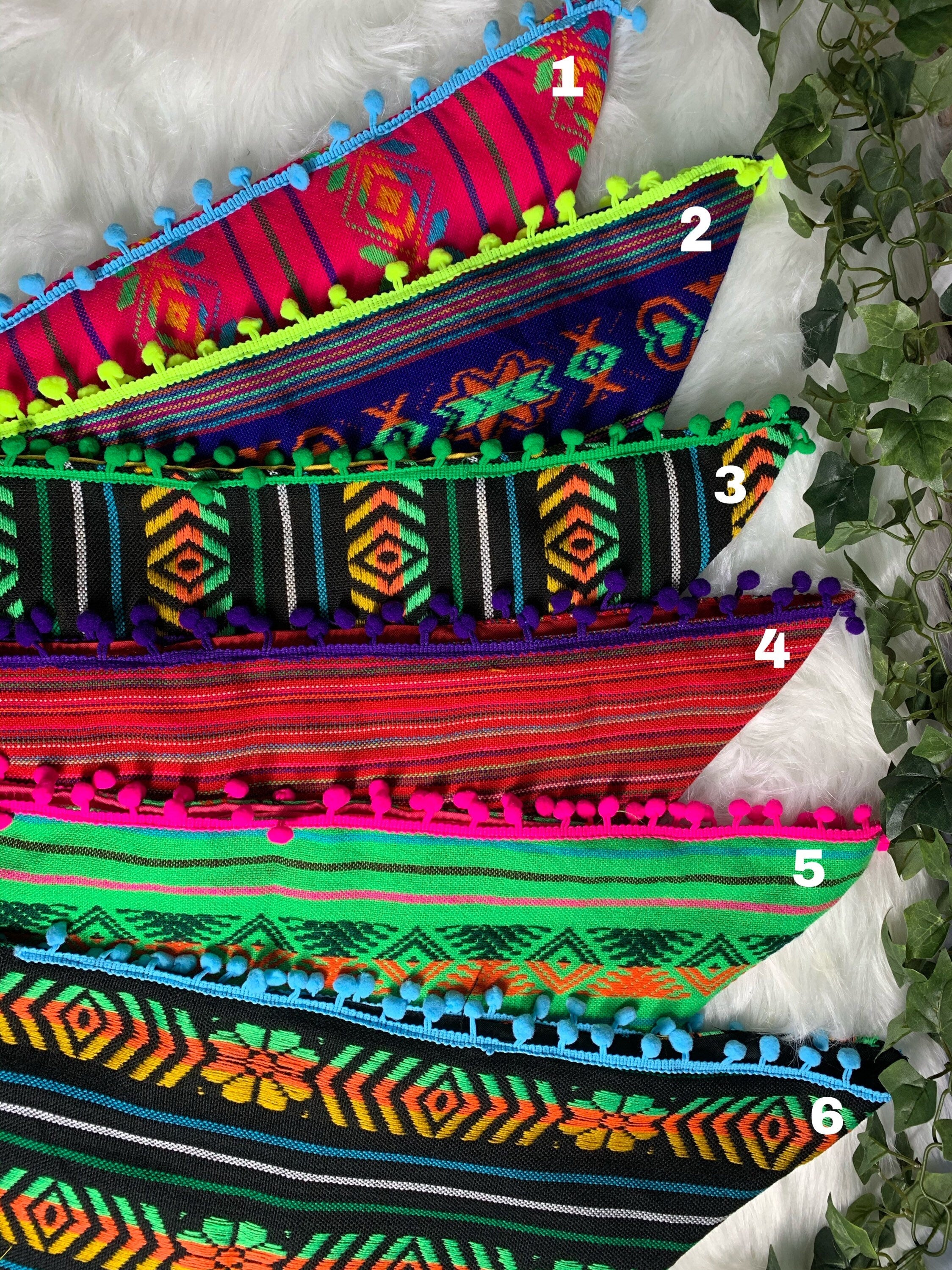 Image of Aztec Design Scarfs made with beautiful Sarape fabric - Meaningful Scarfs