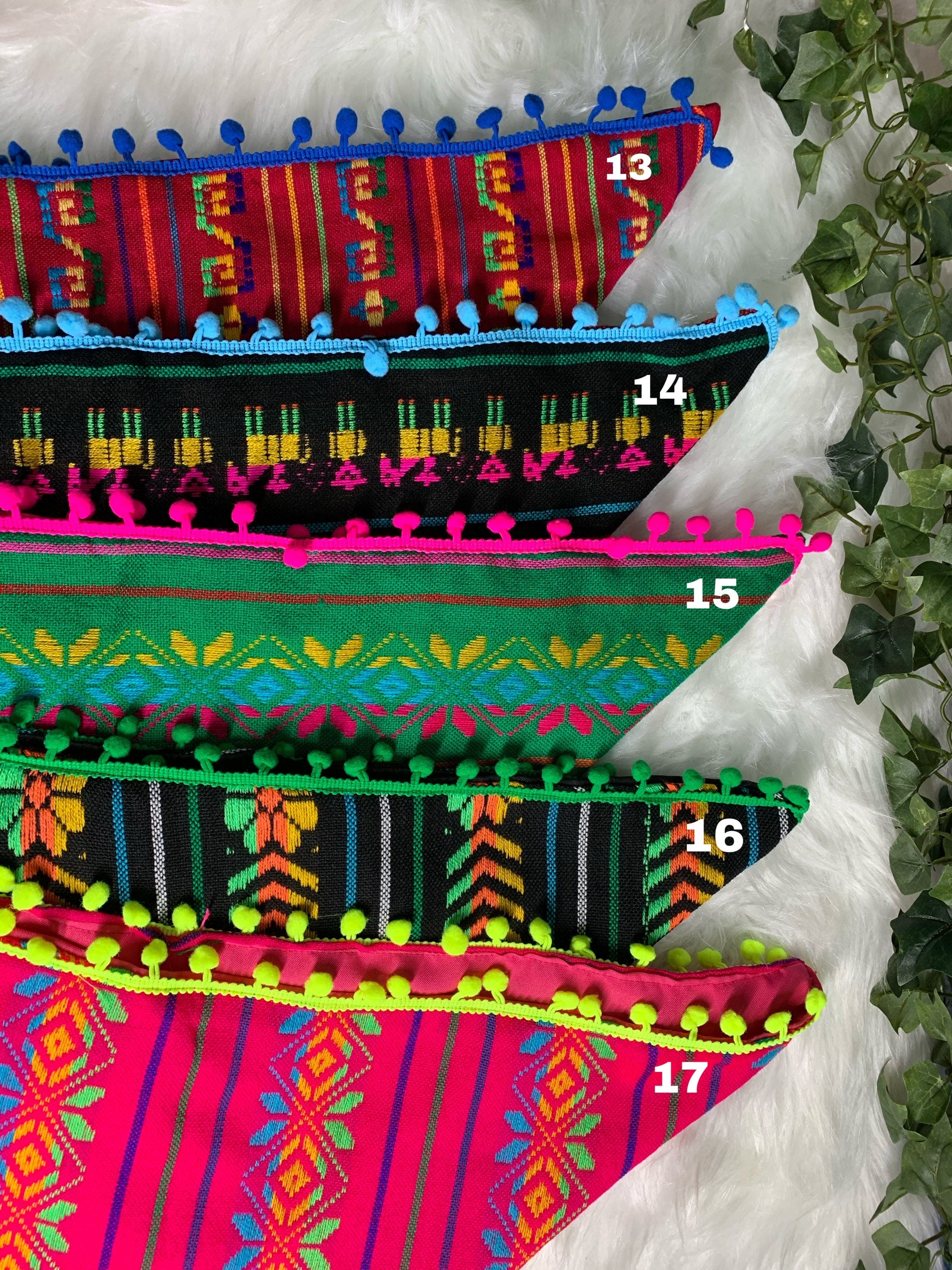 Image of Aztec Design Scarfs made with beautiful Sarape fabric - Meaningful Scarfs
