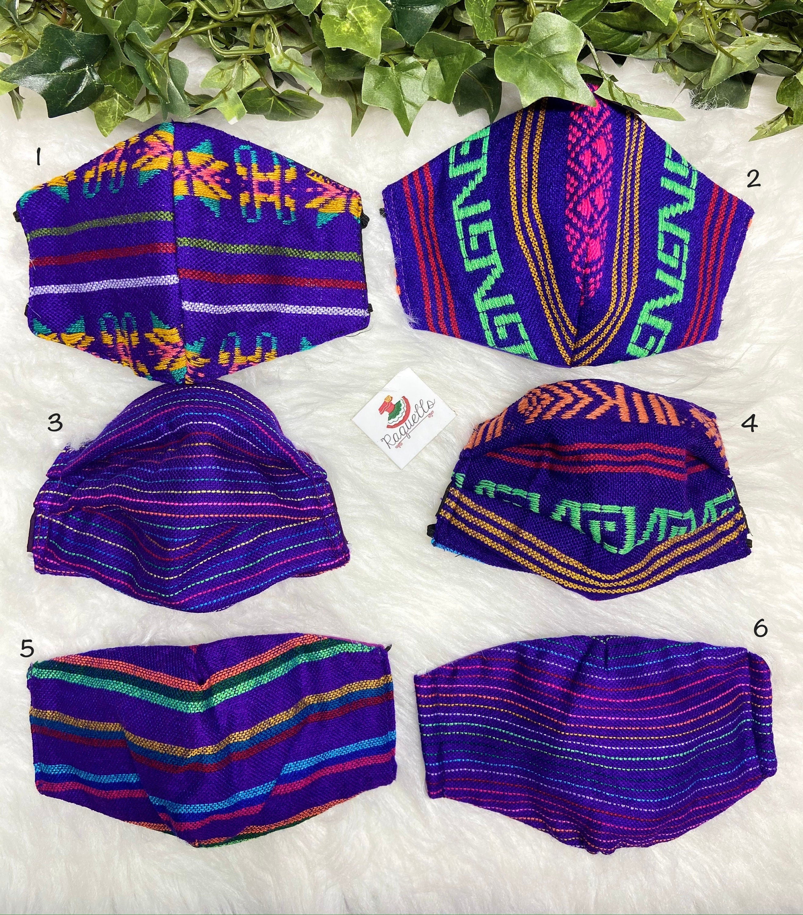 Image of Sarape Hand Crafted Face Mask - Unisex, Washable & Reversible