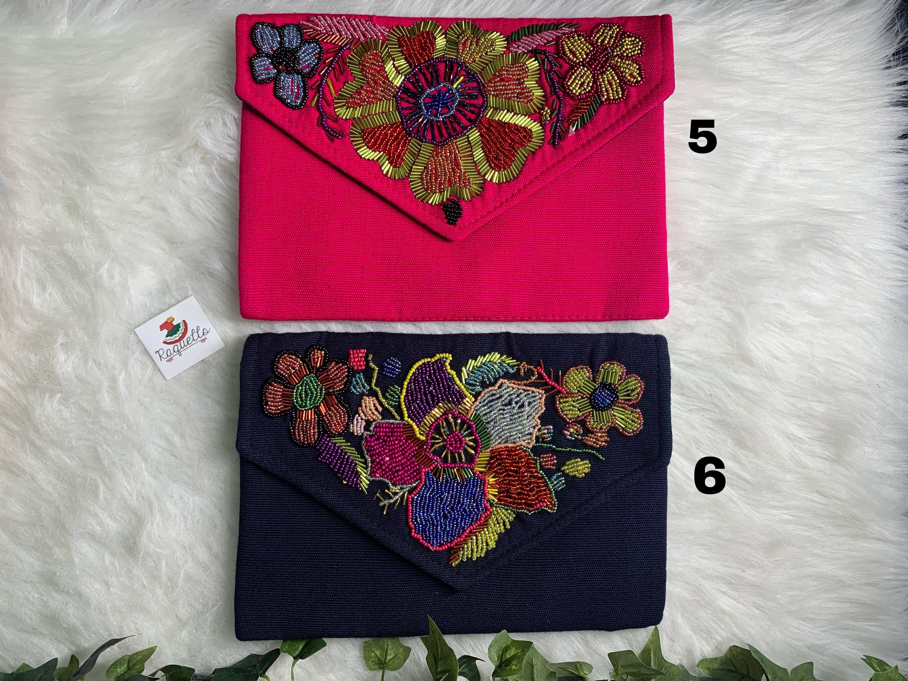 Image of Mexican Chaquira Crossbody - Mexican Artisanal Bag