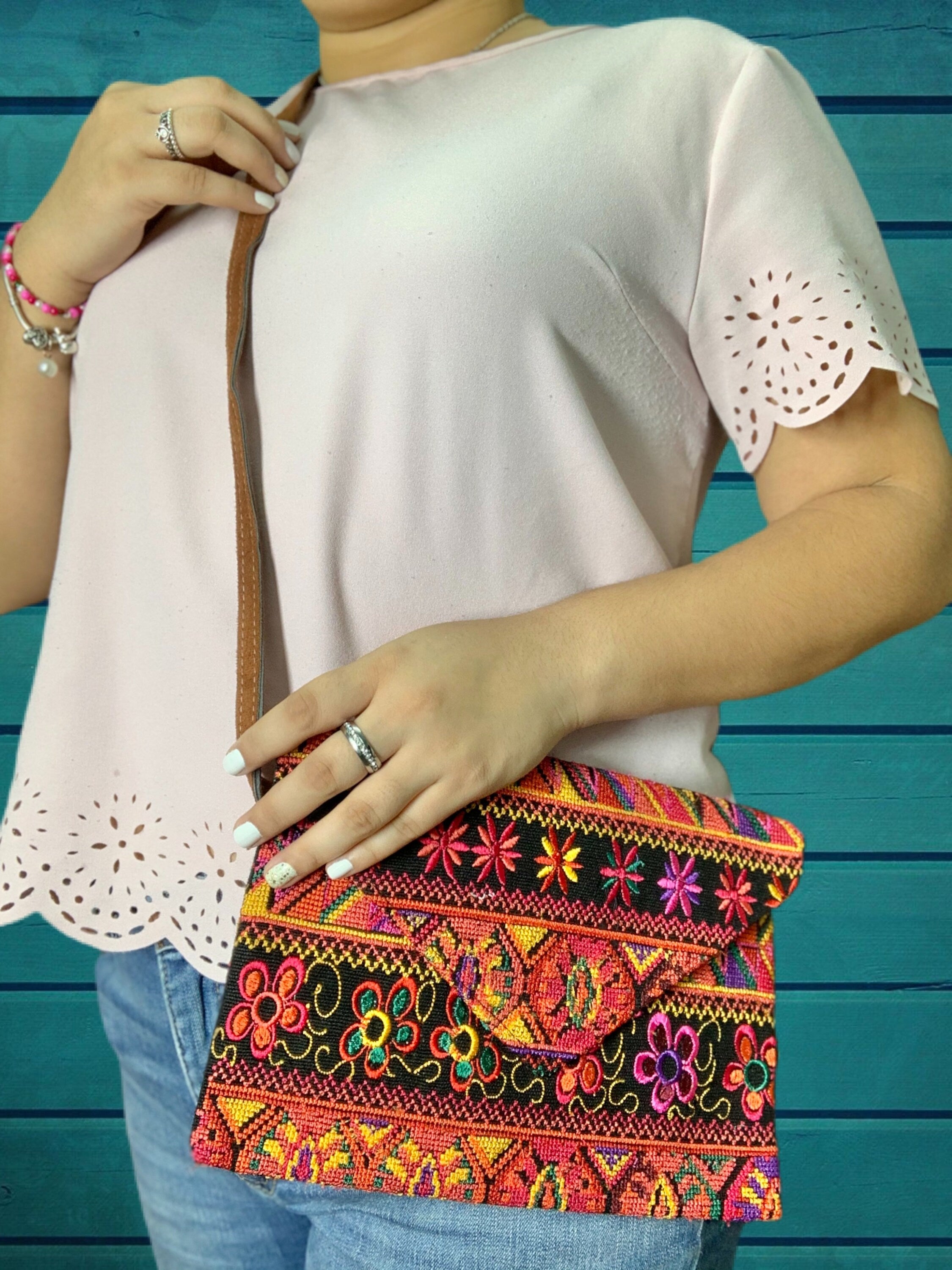 Mexican Cross-stitch Crossbody - Mexican Artisanal Bag