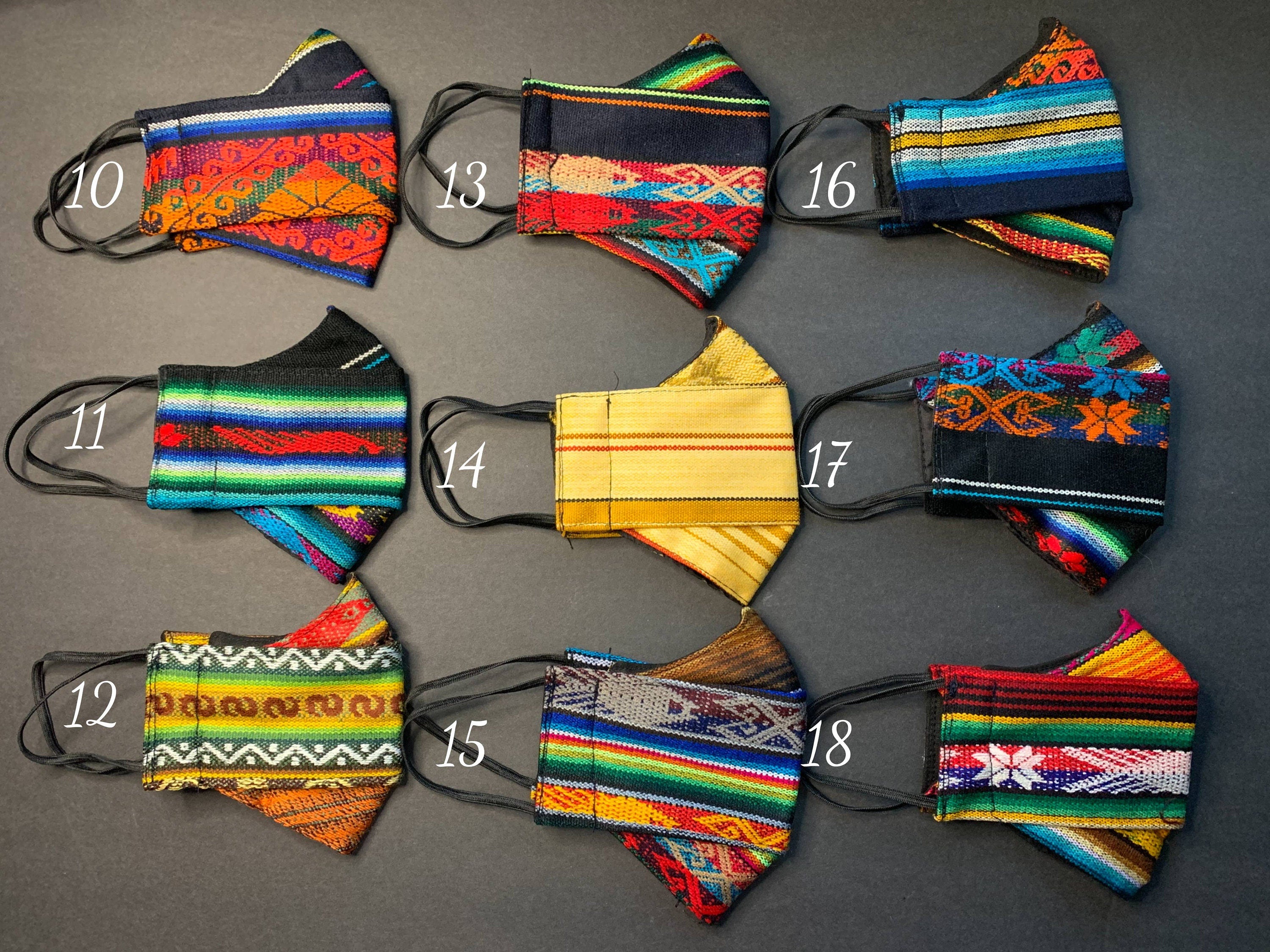 Image of Aztec Western Style Facemasks - With Sewn In Filter