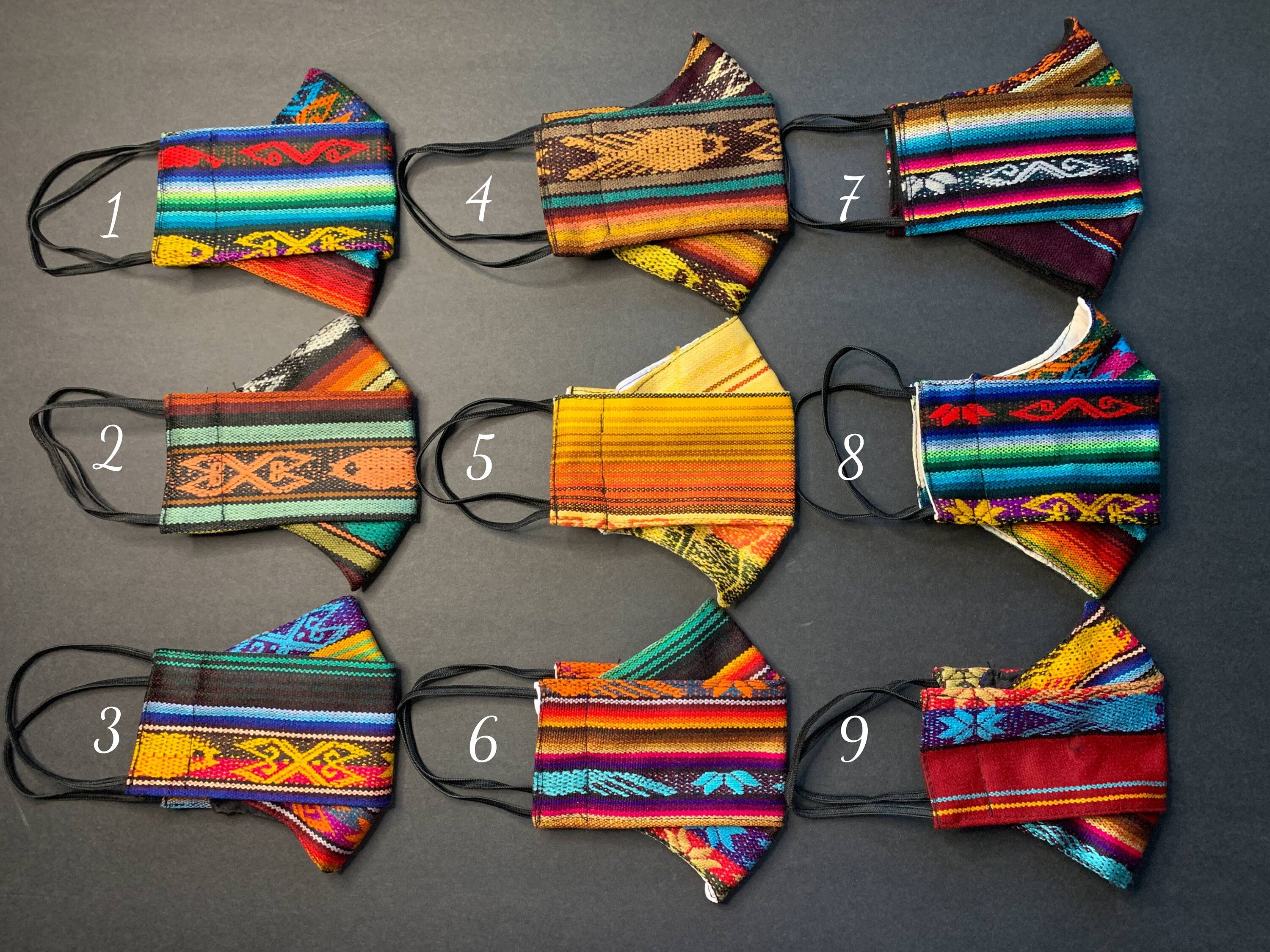 Image of Aztec Western Style Facemasks - With Sewn In Filter