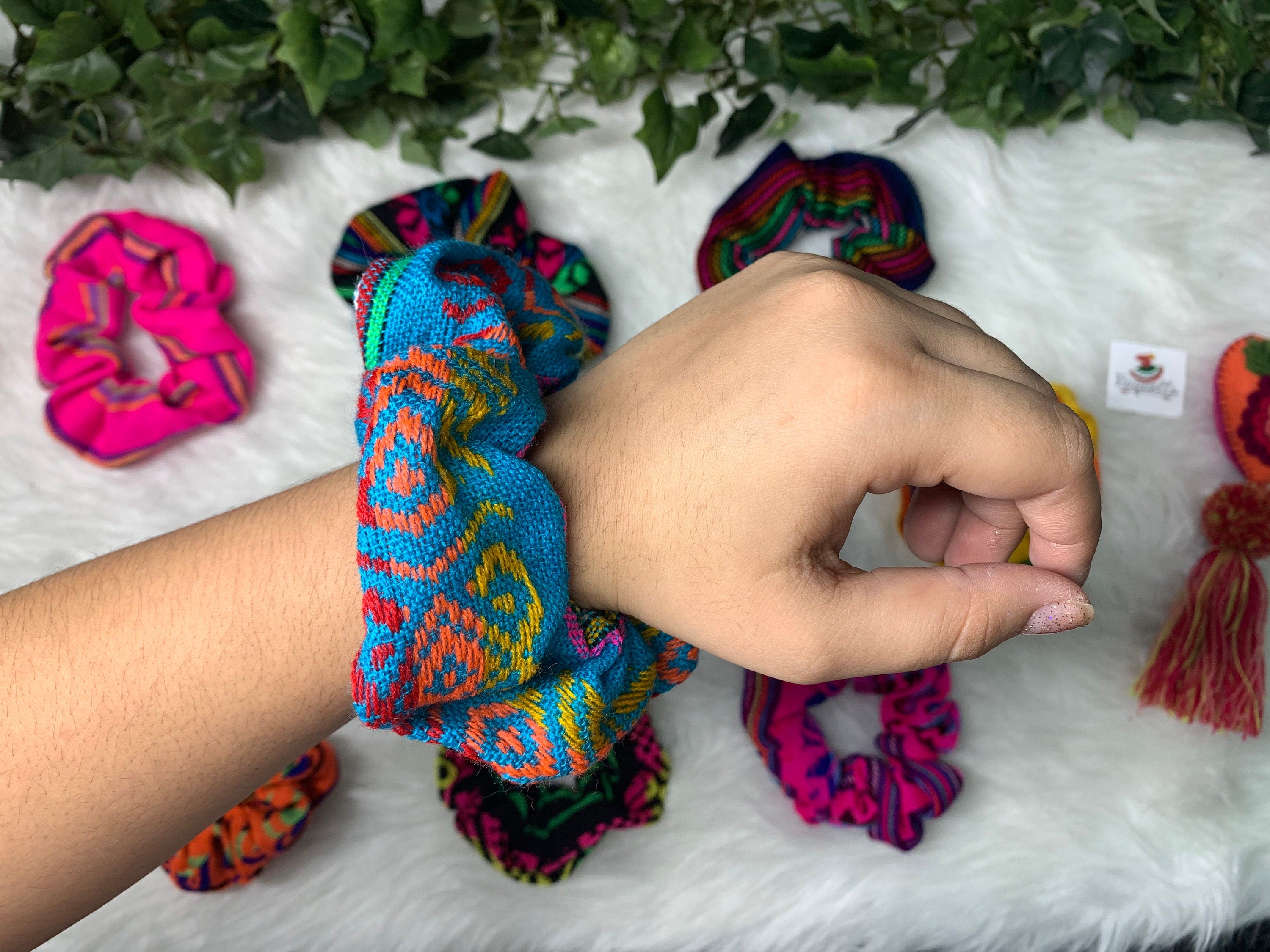 Image of Handmade Mexican Scrunchies