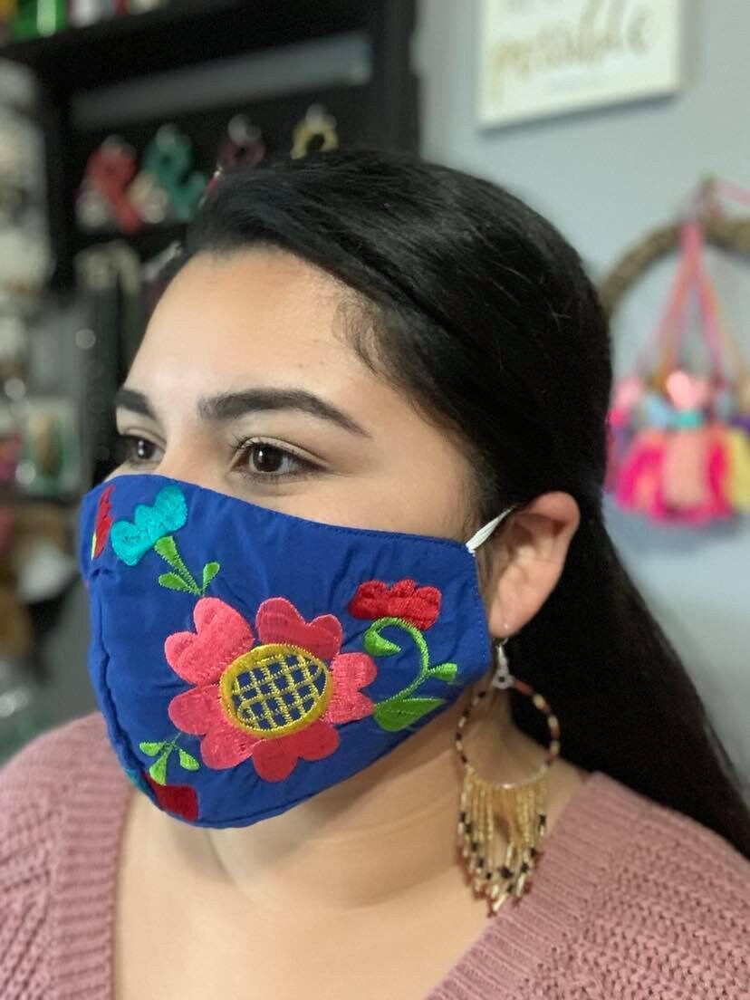 Floral New Style Embroidered Face Masks