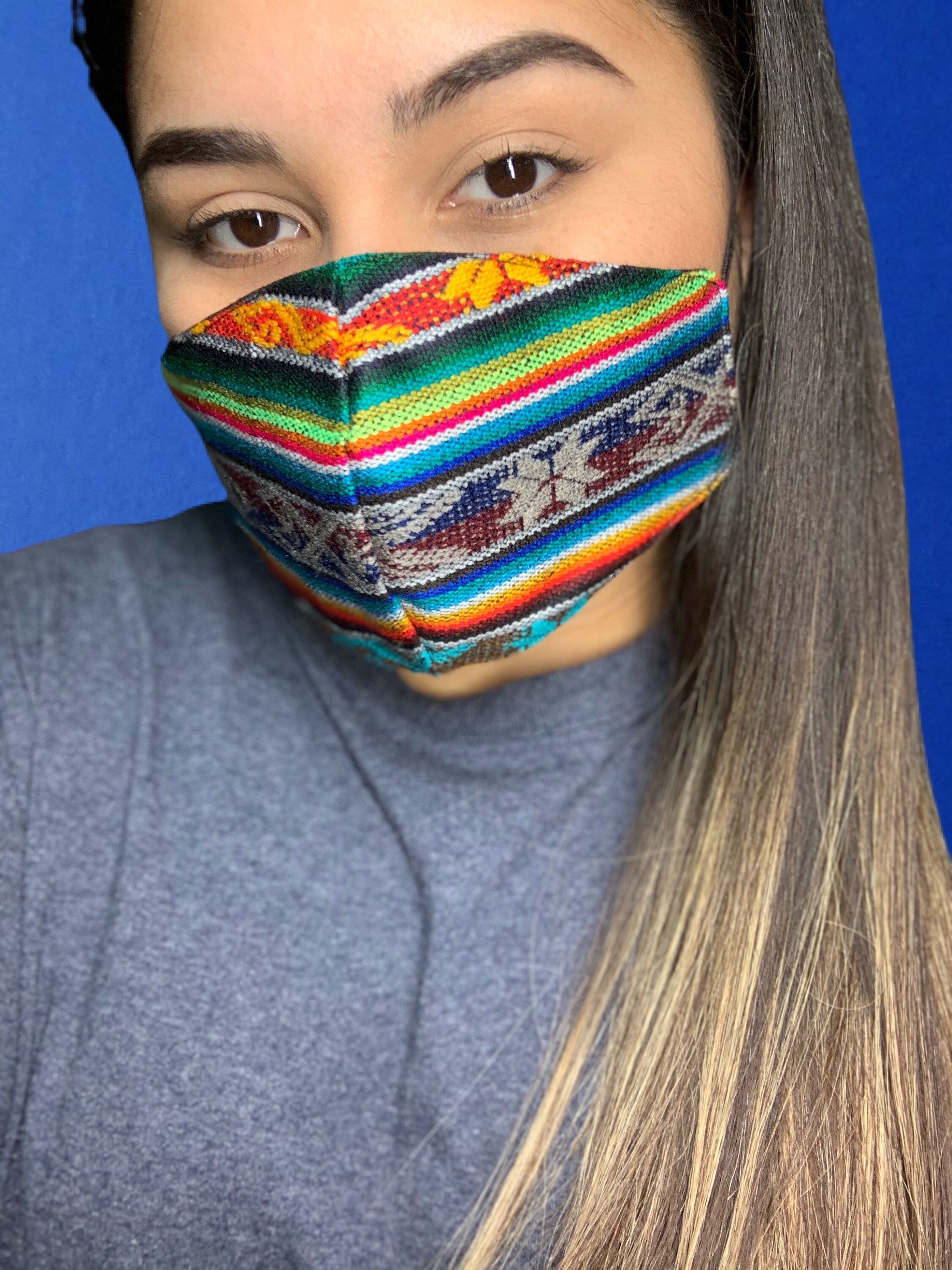 Image of Aztec Western Facemasks - With Sewn In Filter