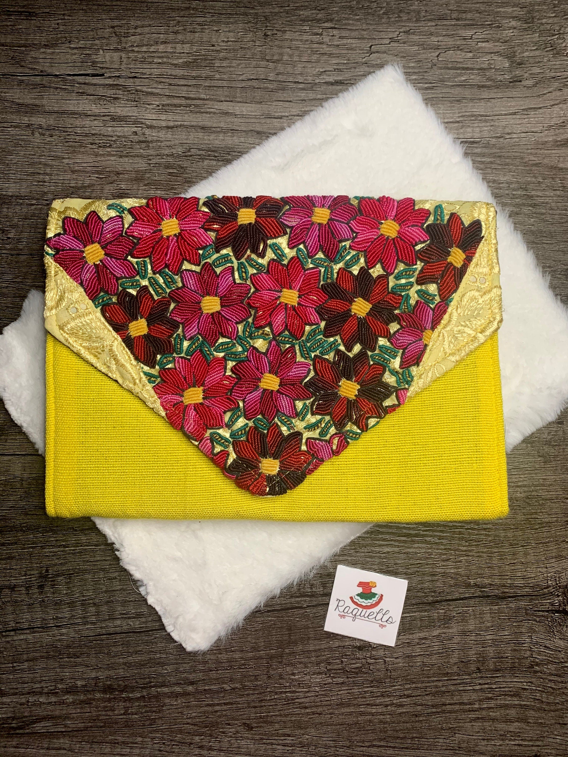 Mexican Extra Embroidered Clutch - Crossbody Bag