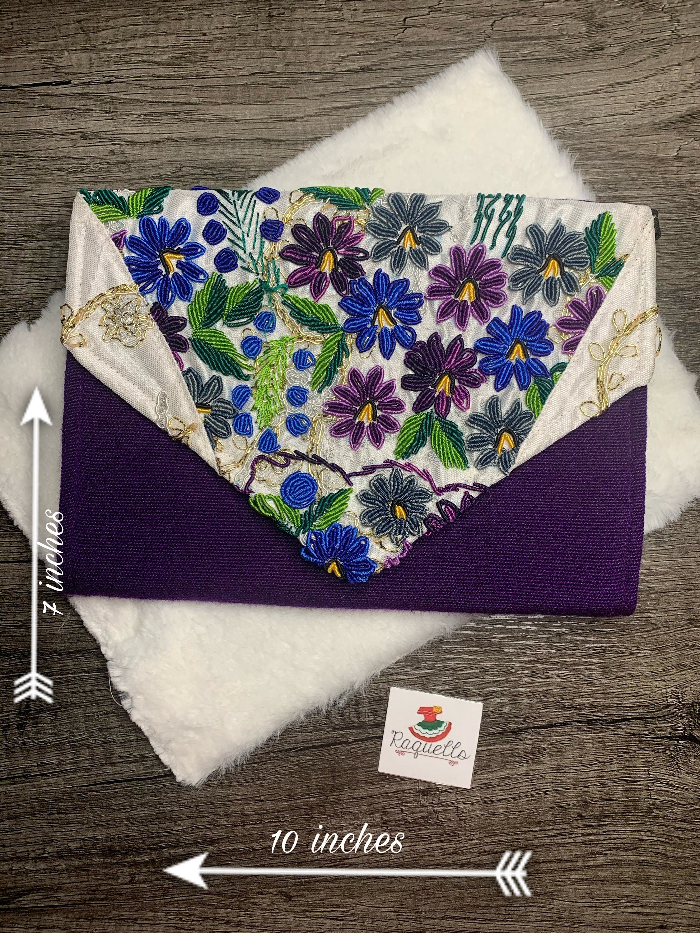 Mexican Extra Embroidered Clutch - Crossbody Bag