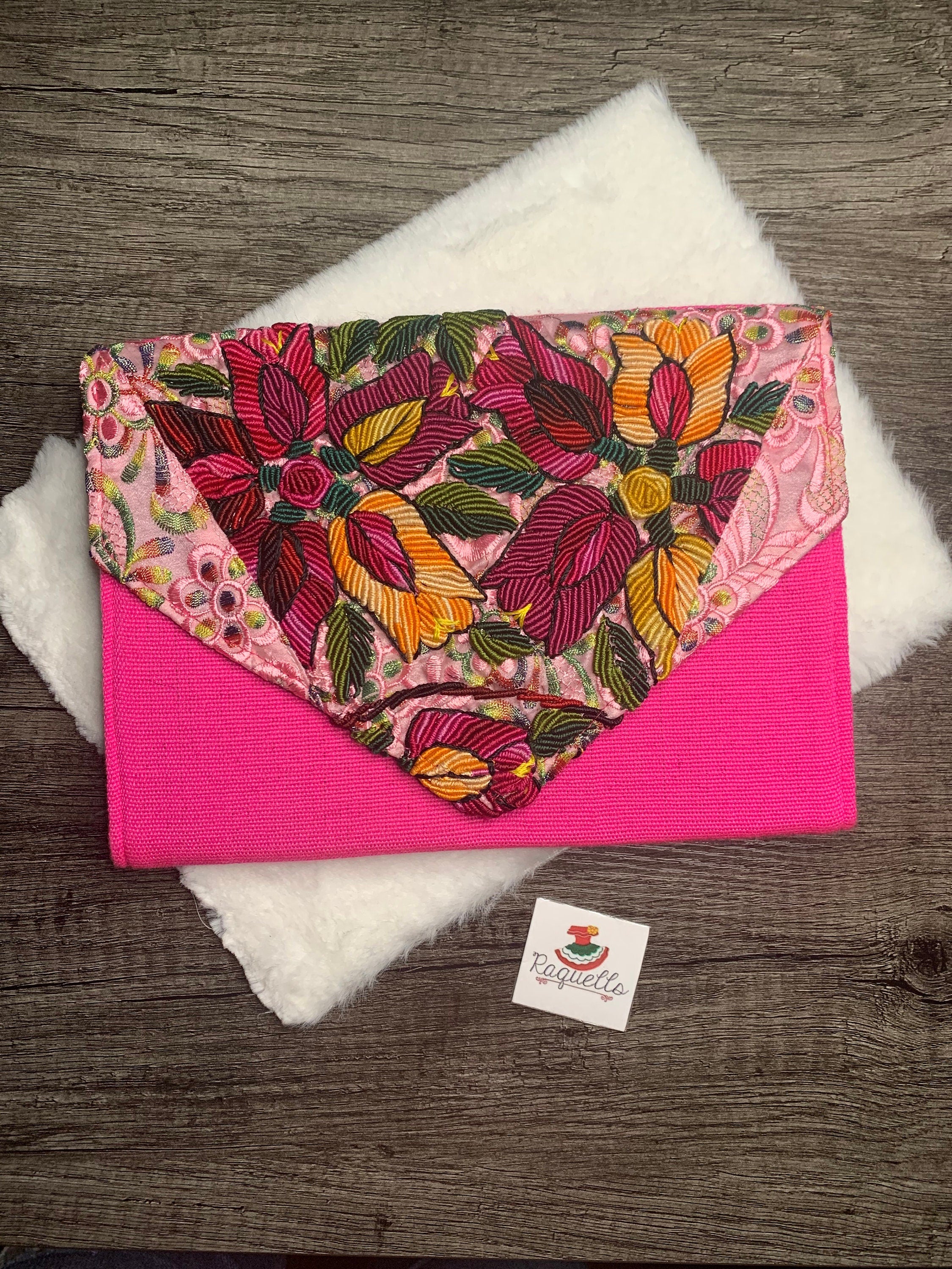 Mexican Extra Embroidered Clutch - Crossbody Bag