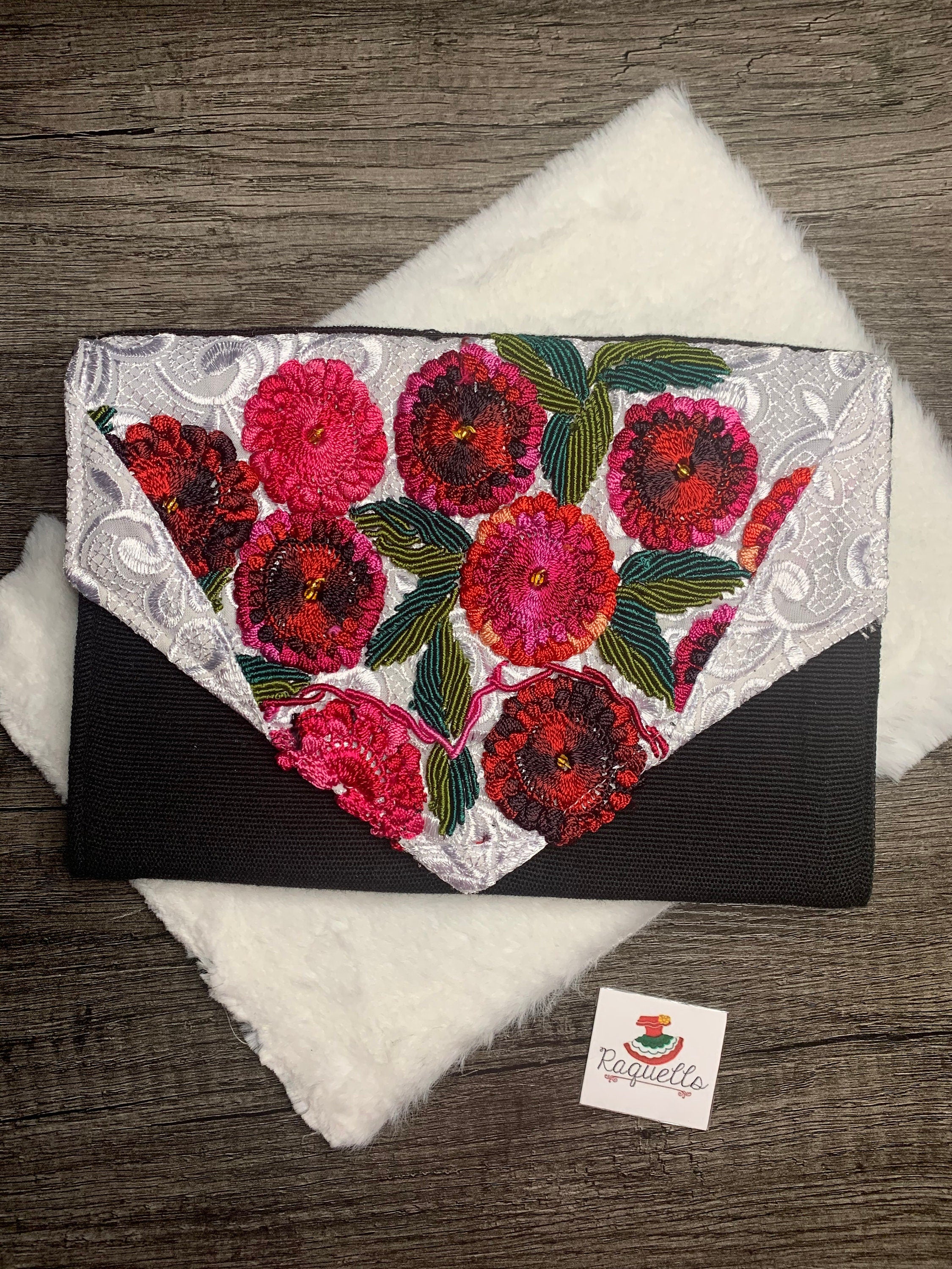 Image of Mexican Extra Embroidered Clutch - Crossbody Bag