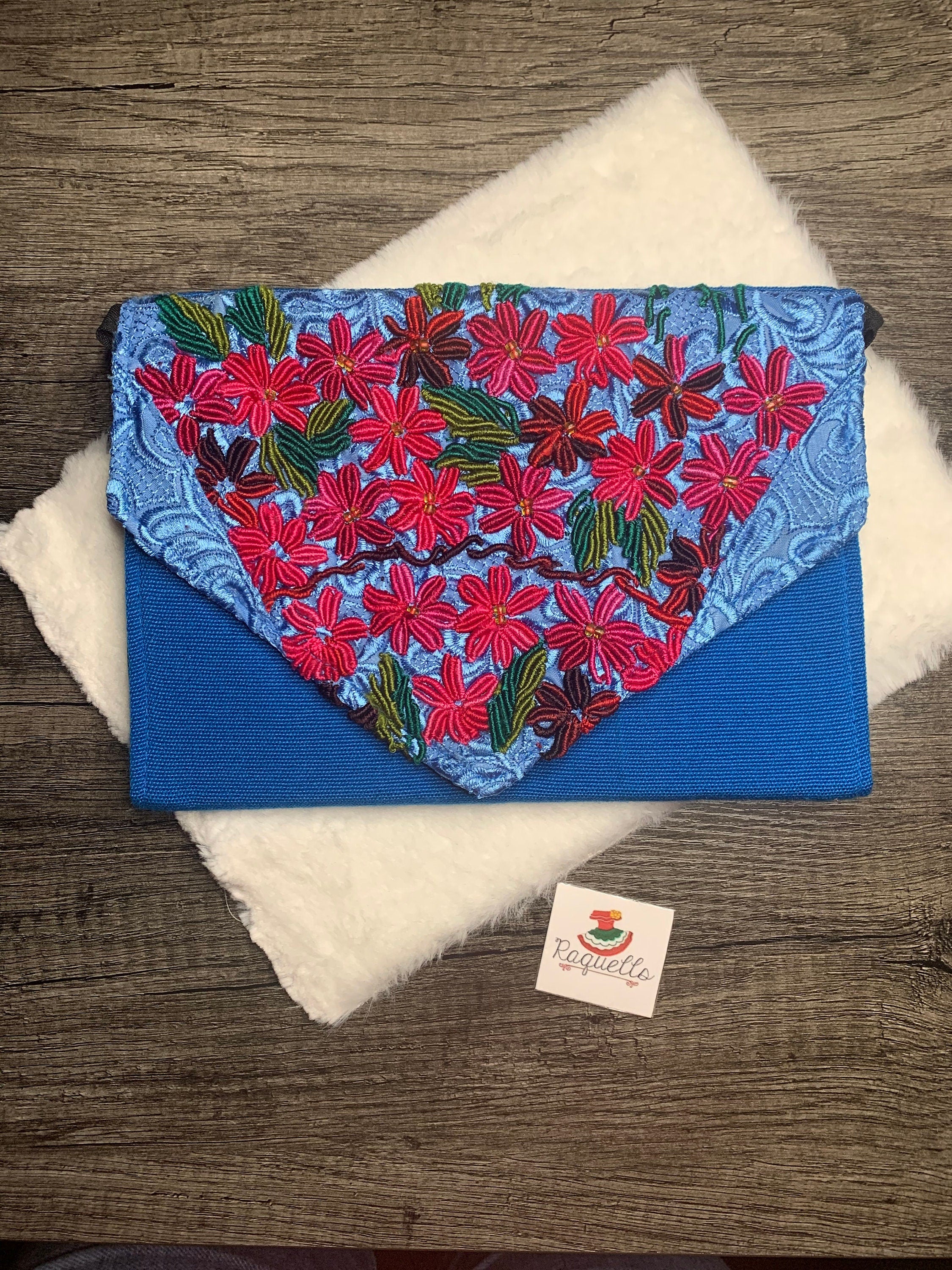 Mexican Extra Embroidered Clutch - Crossbody Bag