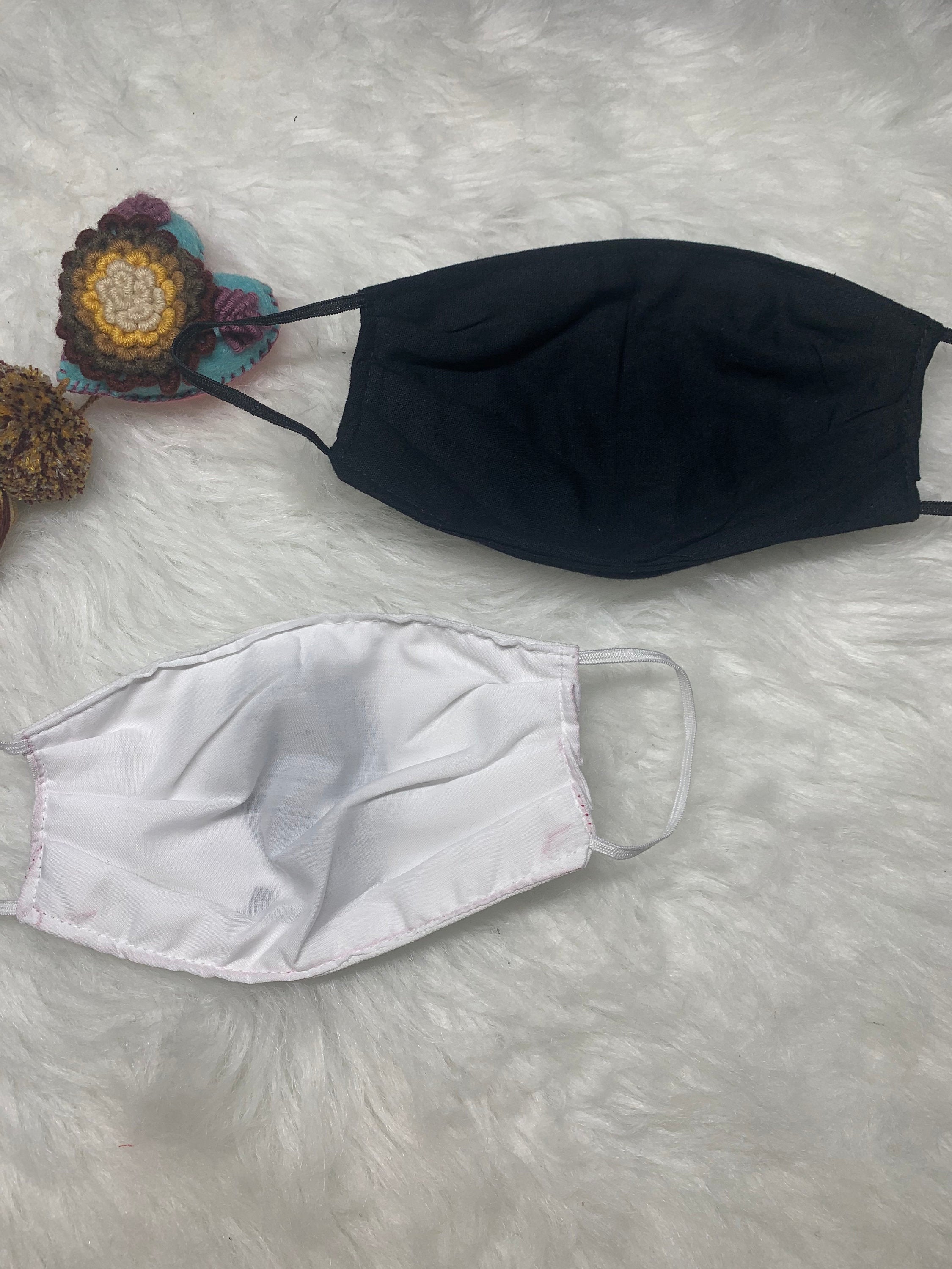 Dallas Cowboy Embroidered Face Mask - Handmade Embroidered Face Mask