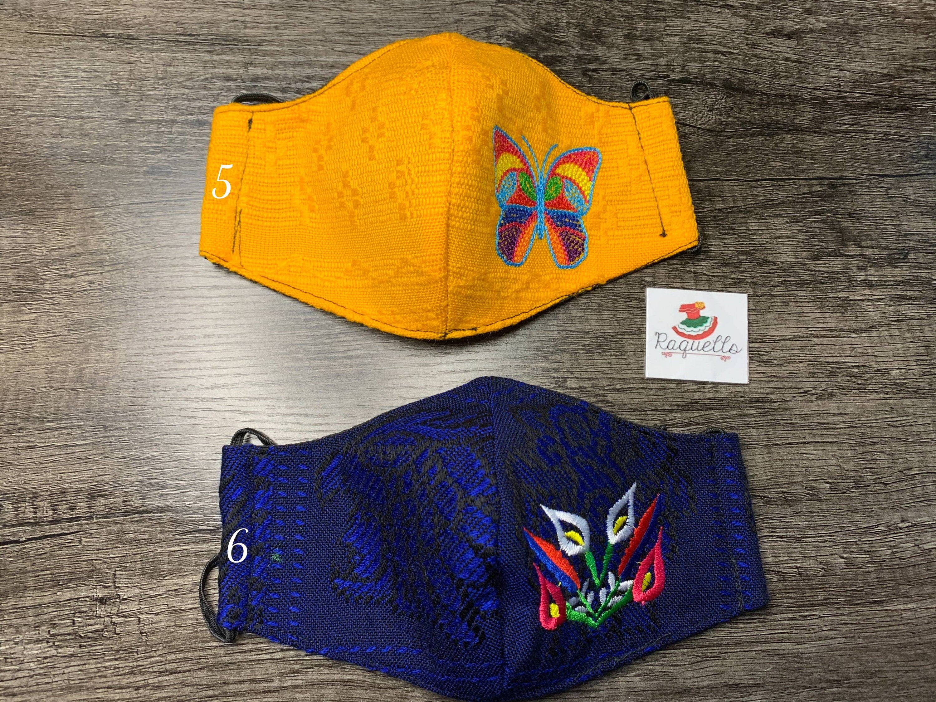 Image of MultiColor Embroidered Face Masks - Artisanal Face Masks