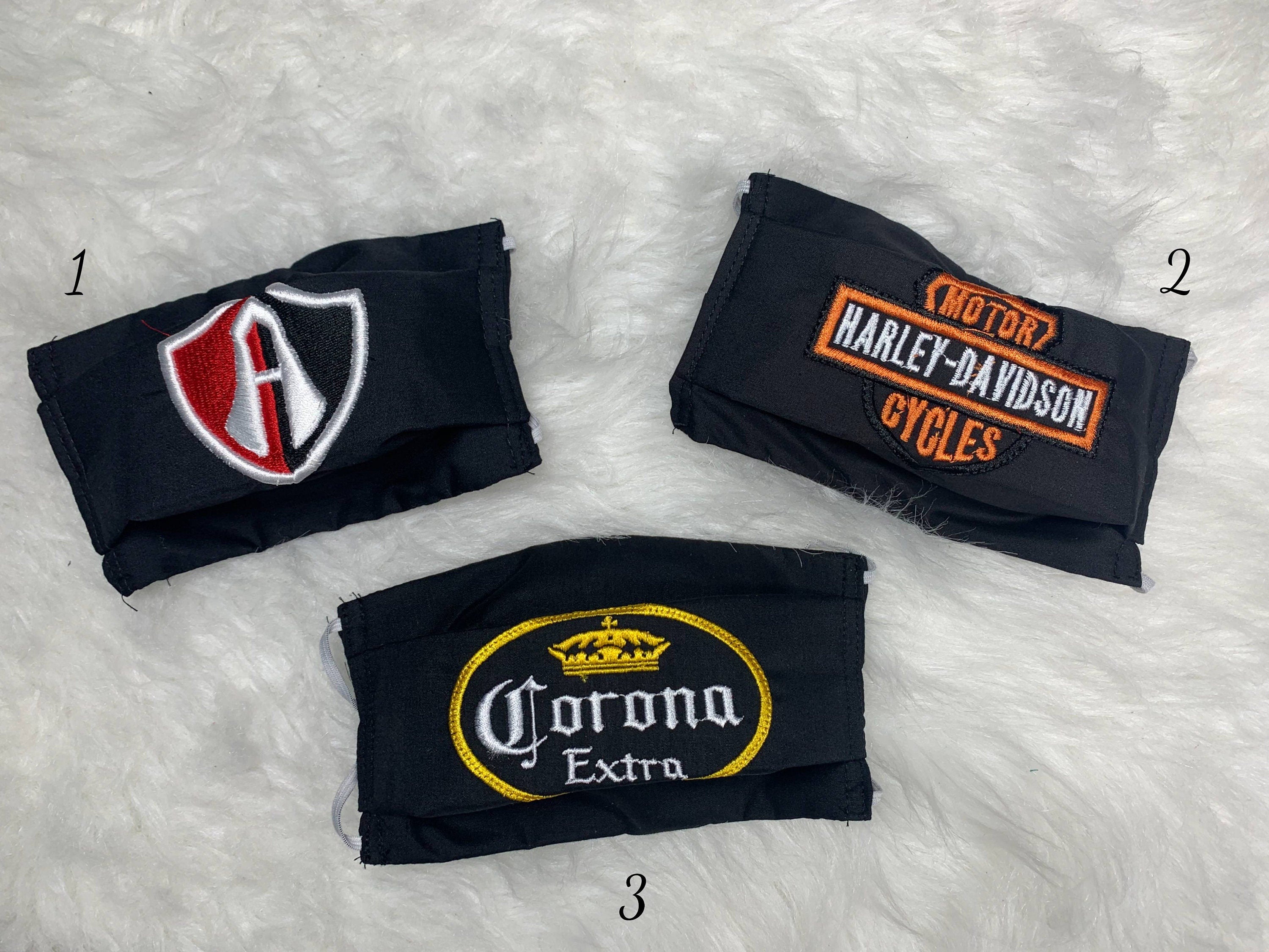 Image of Embroidered Logo Face Masks - Handmade Face Masks