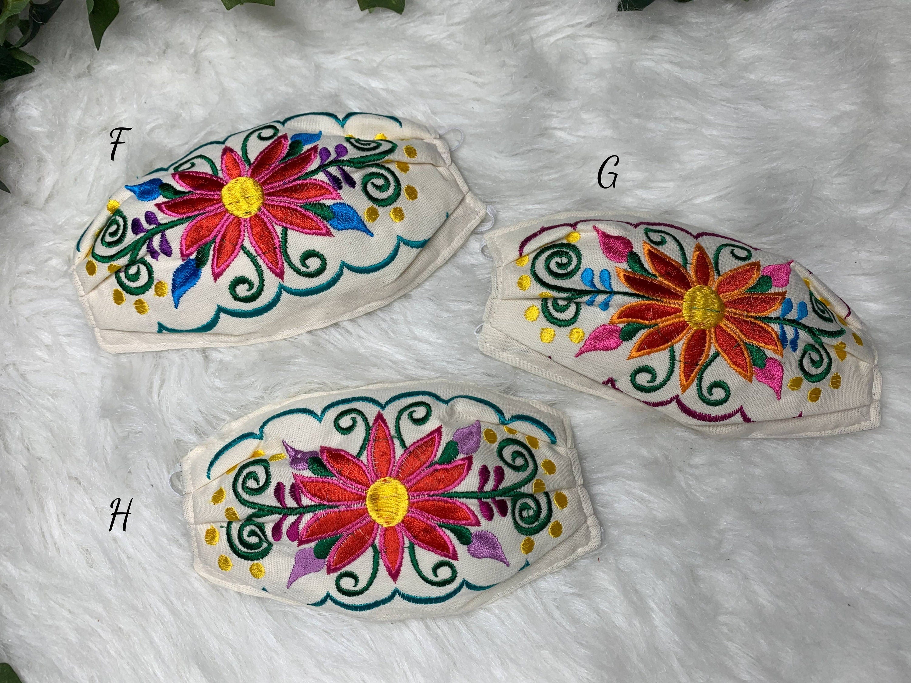 Artisanal Embroidered Face Masks - Handmade Face Masks
